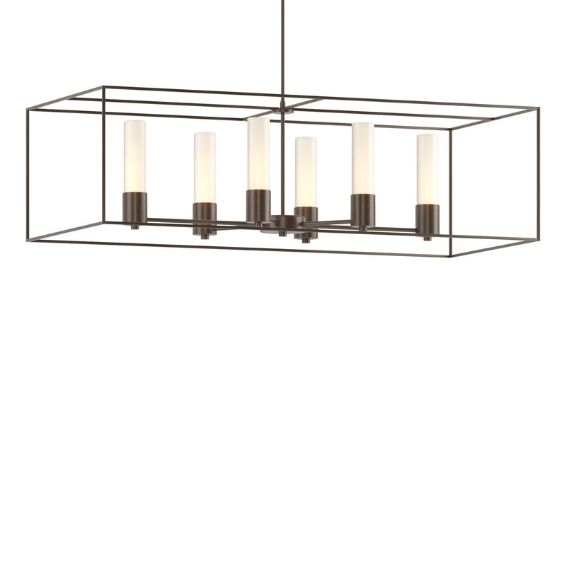 Hubbardton Forge - 138940-SKT-MULT-05-05-GG0392 - Six Light Pendant - Portico - Bronze