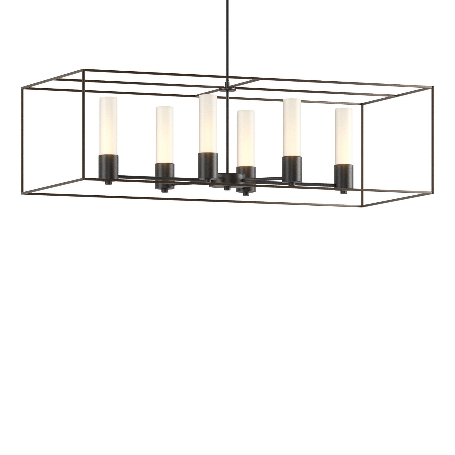 Hubbardton Forge - 138940-SKT-MULT-10-05-GG0392 - Six Light Pendant - Portico - Black