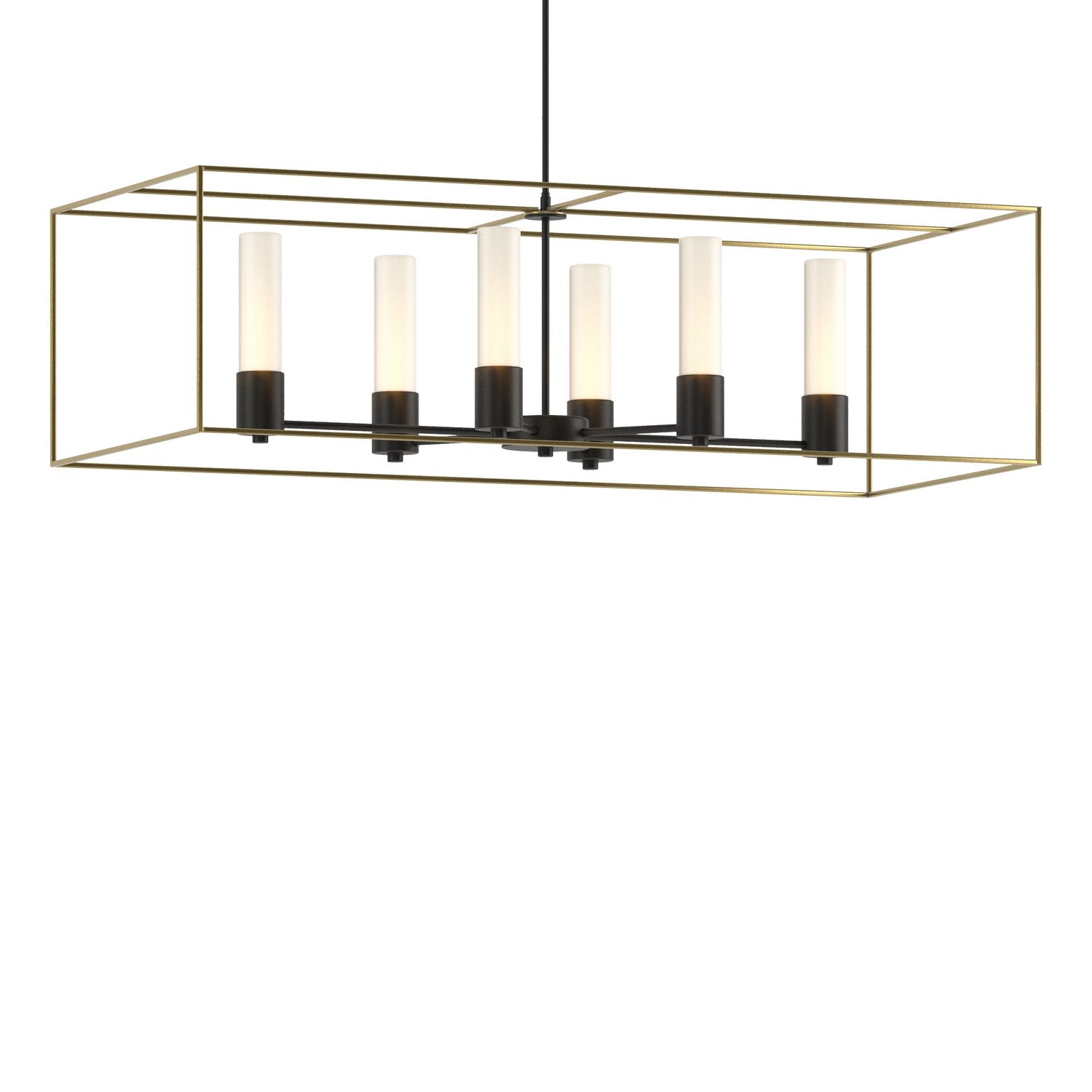 Hubbardton Forge - 138940-SKT-MULT-10-86-GG0392 - Six Light Pendant - Portico - Black