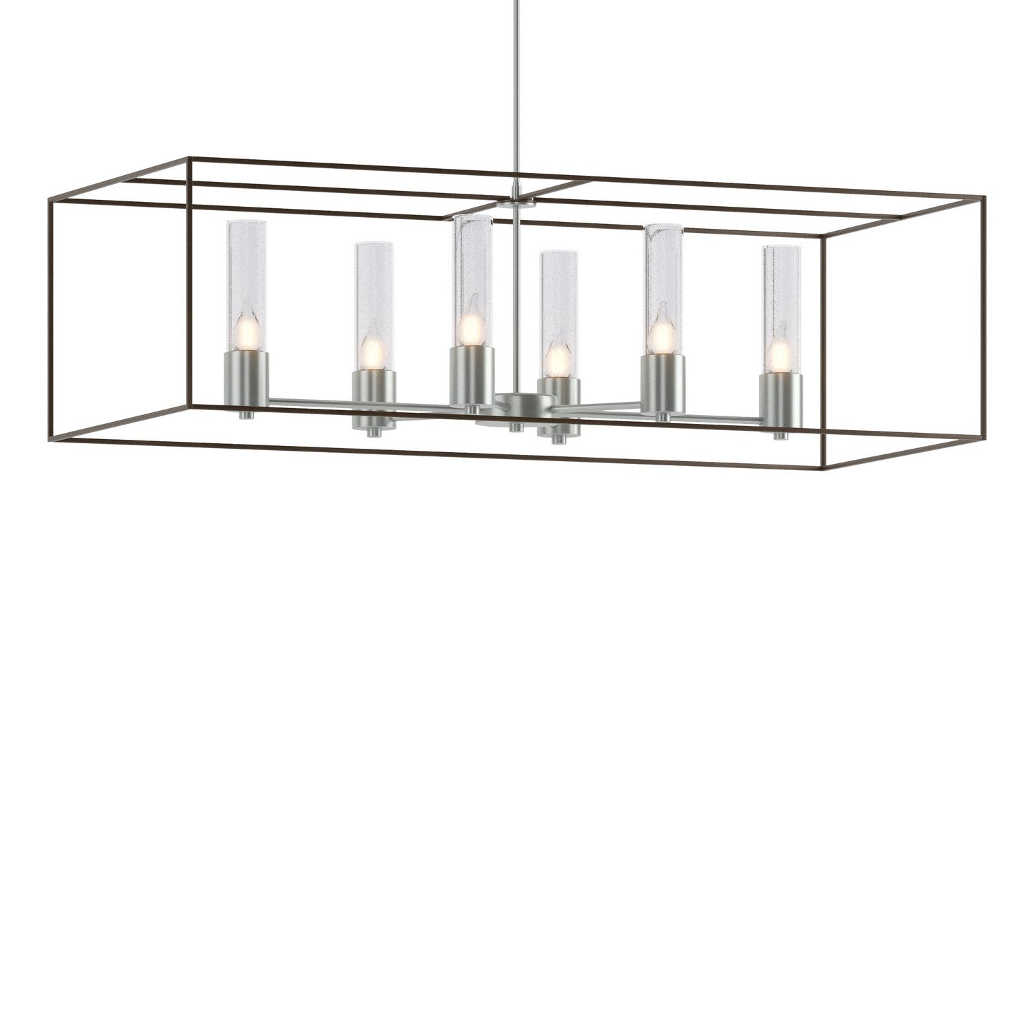 Hubbardton Forge - 138940-SKT-MULT-82-05-II0392 - Six Light Pendant - Portico - Vintage Platinum