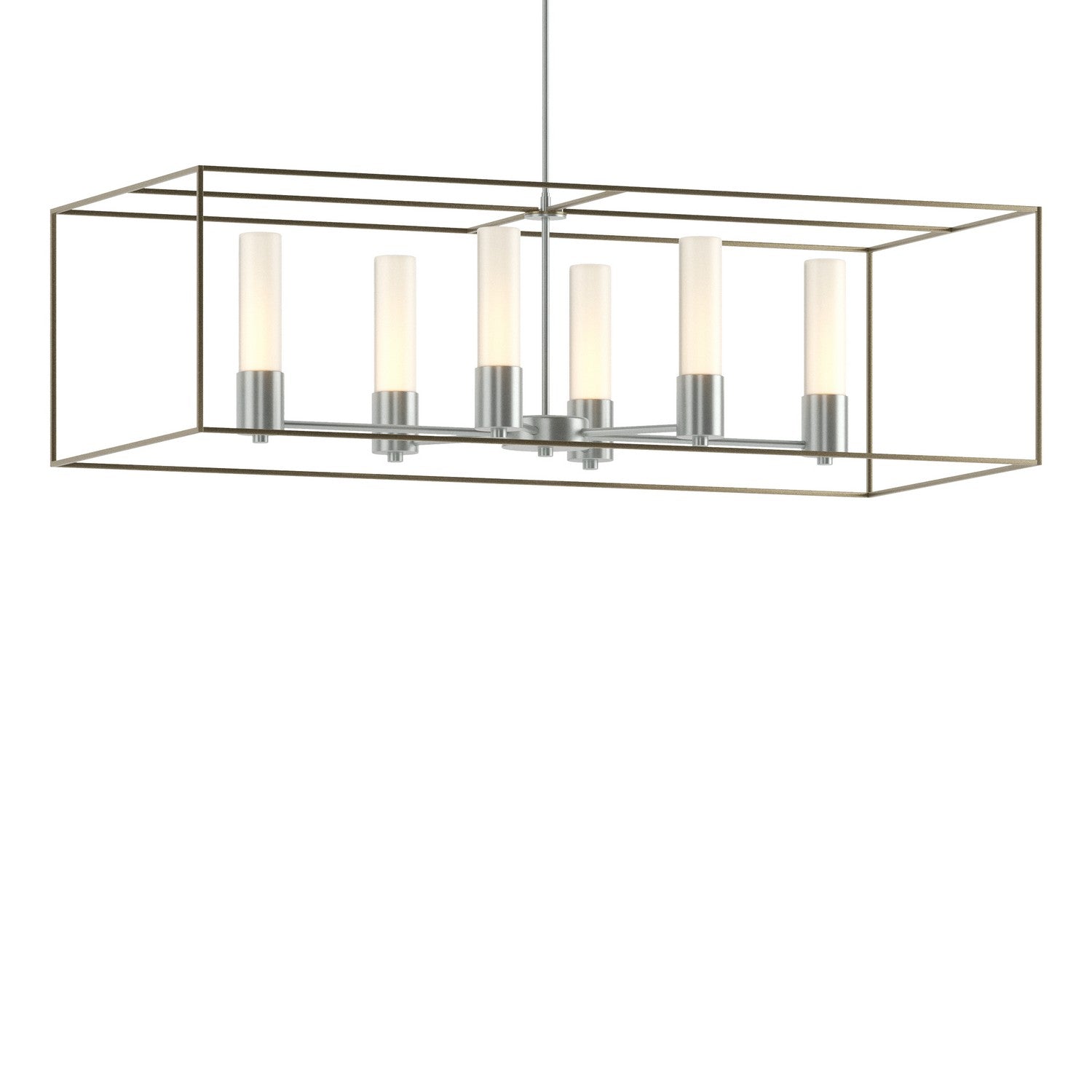Hubbardton Forge - 138940-SKT-MULT-82-84-GG0392 - Six Light Pendant - Portico - Vintage Platinum