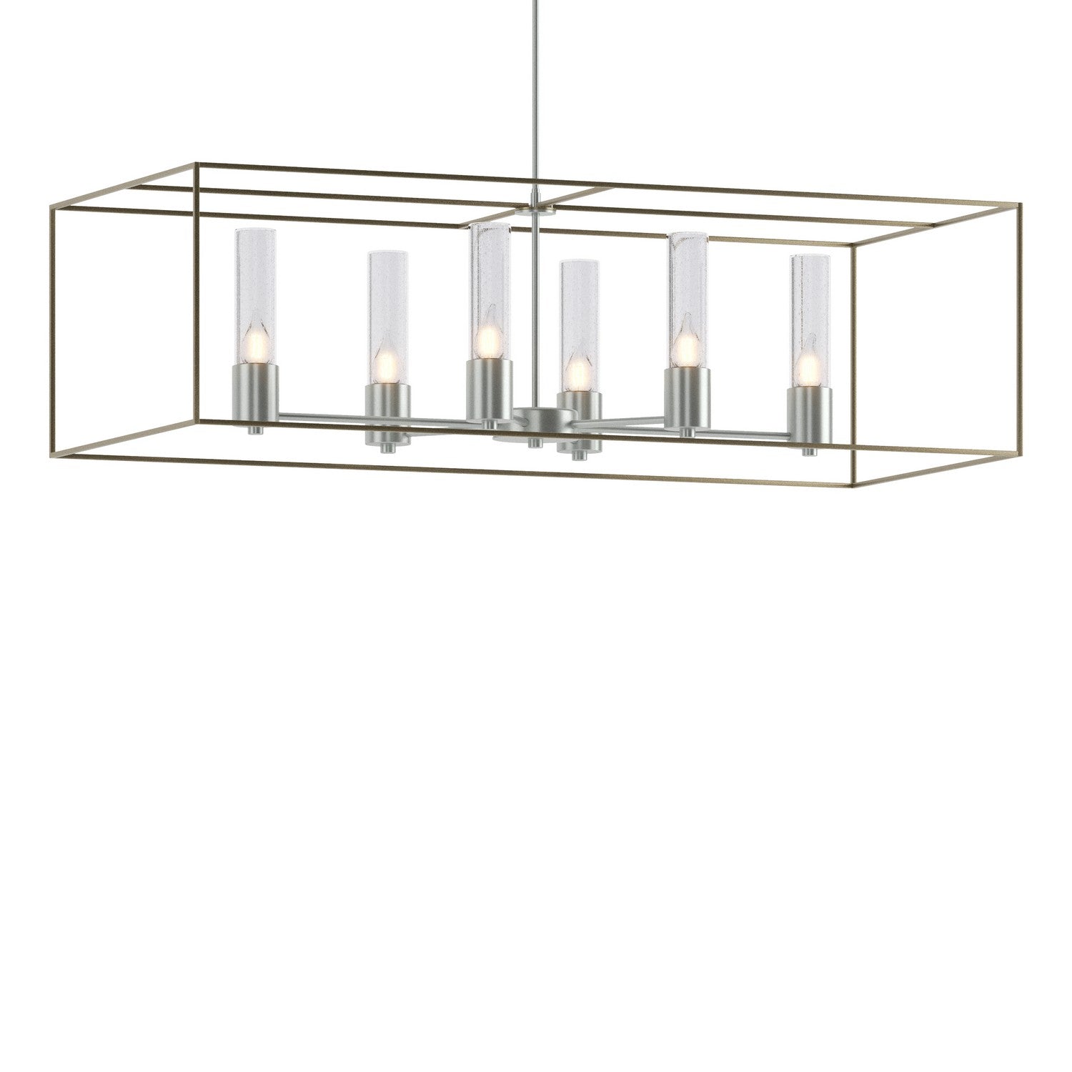 Hubbardton Forge - 138940-SKT-MULT-82-84-II0392 - Six Light Pendant - Portico - Vintage Platinum