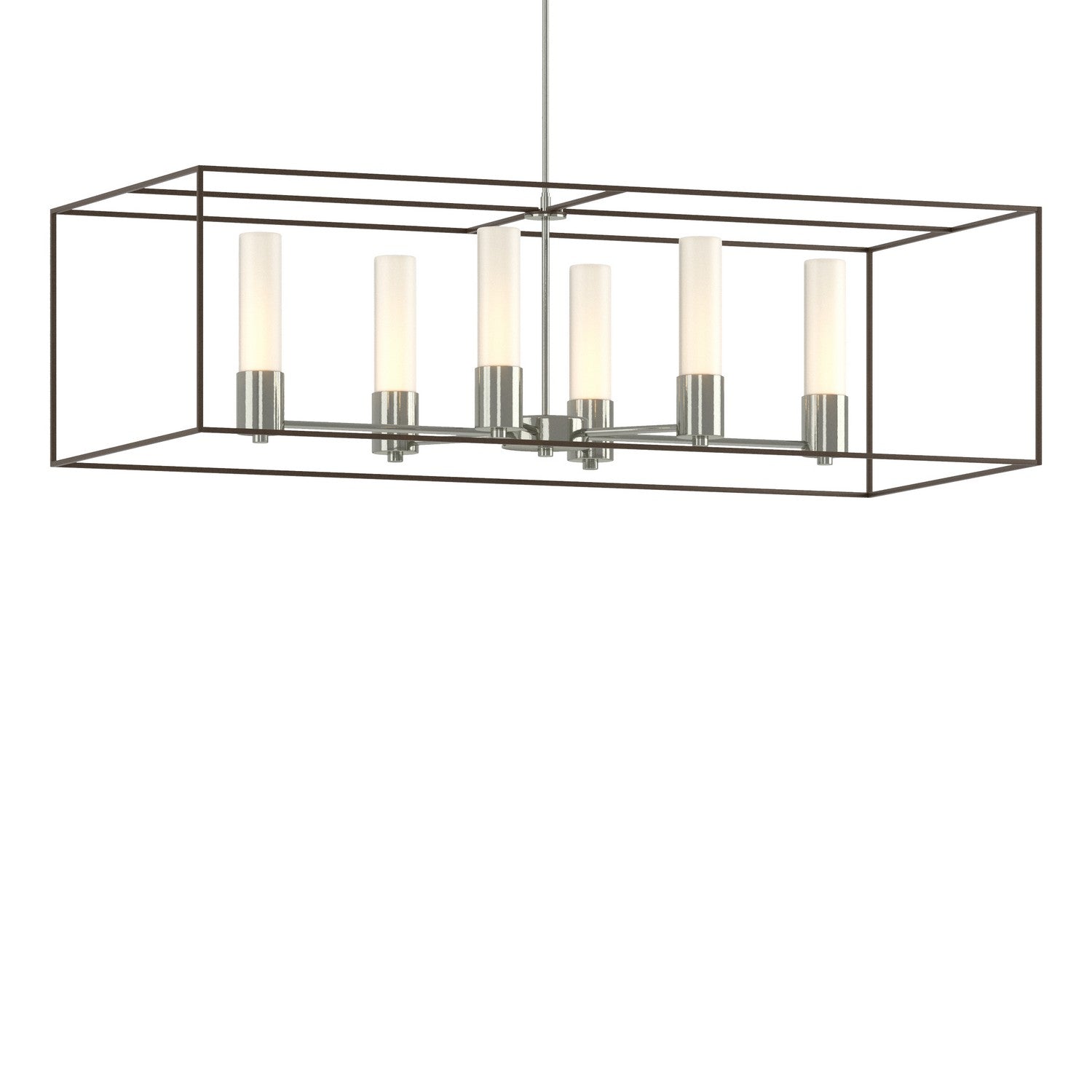 Hubbardton Forge - 138940-SKT-MULT-85-05-GG0392 - Six Light Pendant - Portico - Sterling