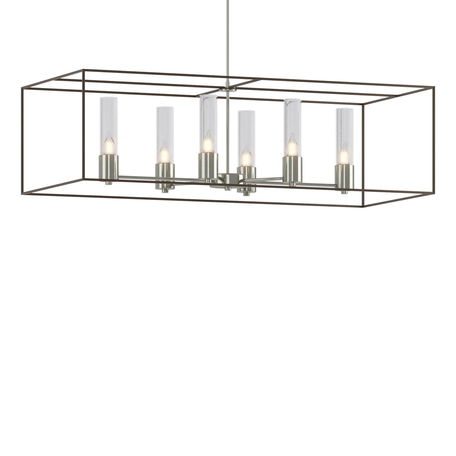 Hubbardton Forge - 138940-SKT-MULT-85-05-II0392 - Six Light Pendant - Portico - Sterling