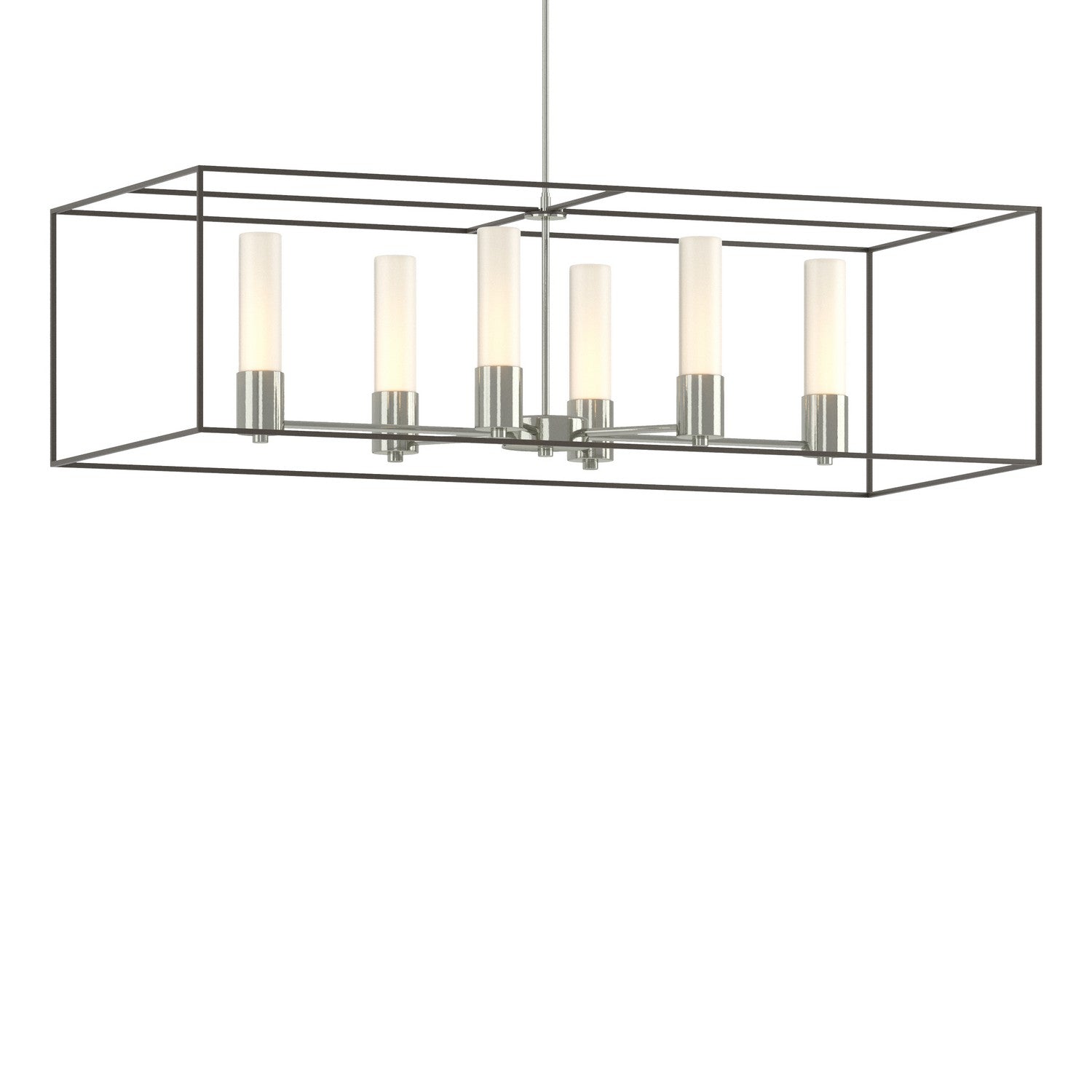 Hubbardton Forge - 138940-SKT-MULT-85-07-GG0392 - Six Light Pendant - Portico - Sterling