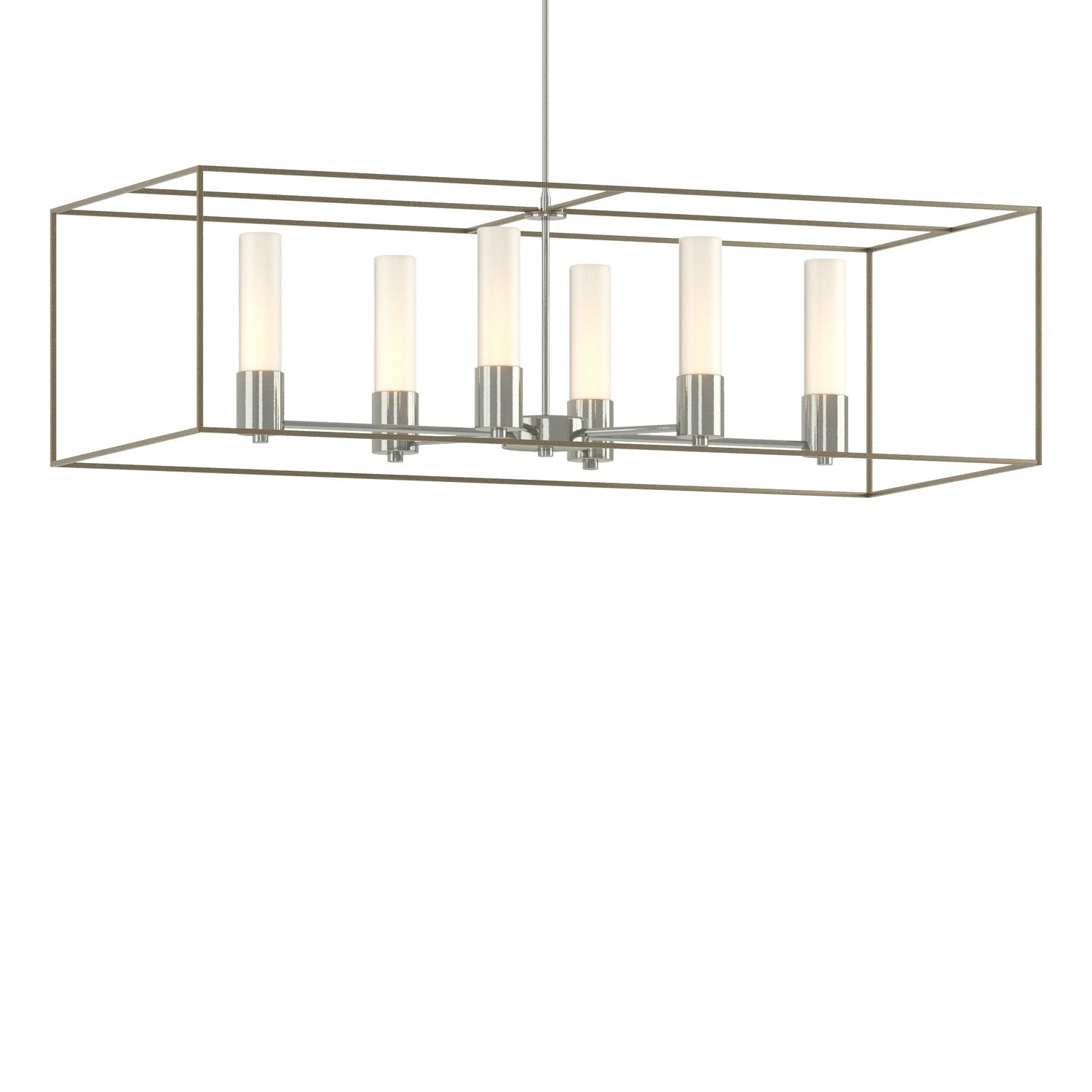 Hubbardton Forge - 138940-SKT-MULT-85-84-GG0392 - Six Light Pendant - Portico - Sterling