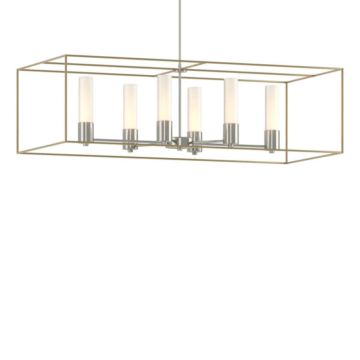Hubbardton Forge - 138940-SKT-MULT-85-86-GG0392 - Six Light Pendant - Portico - Sterling