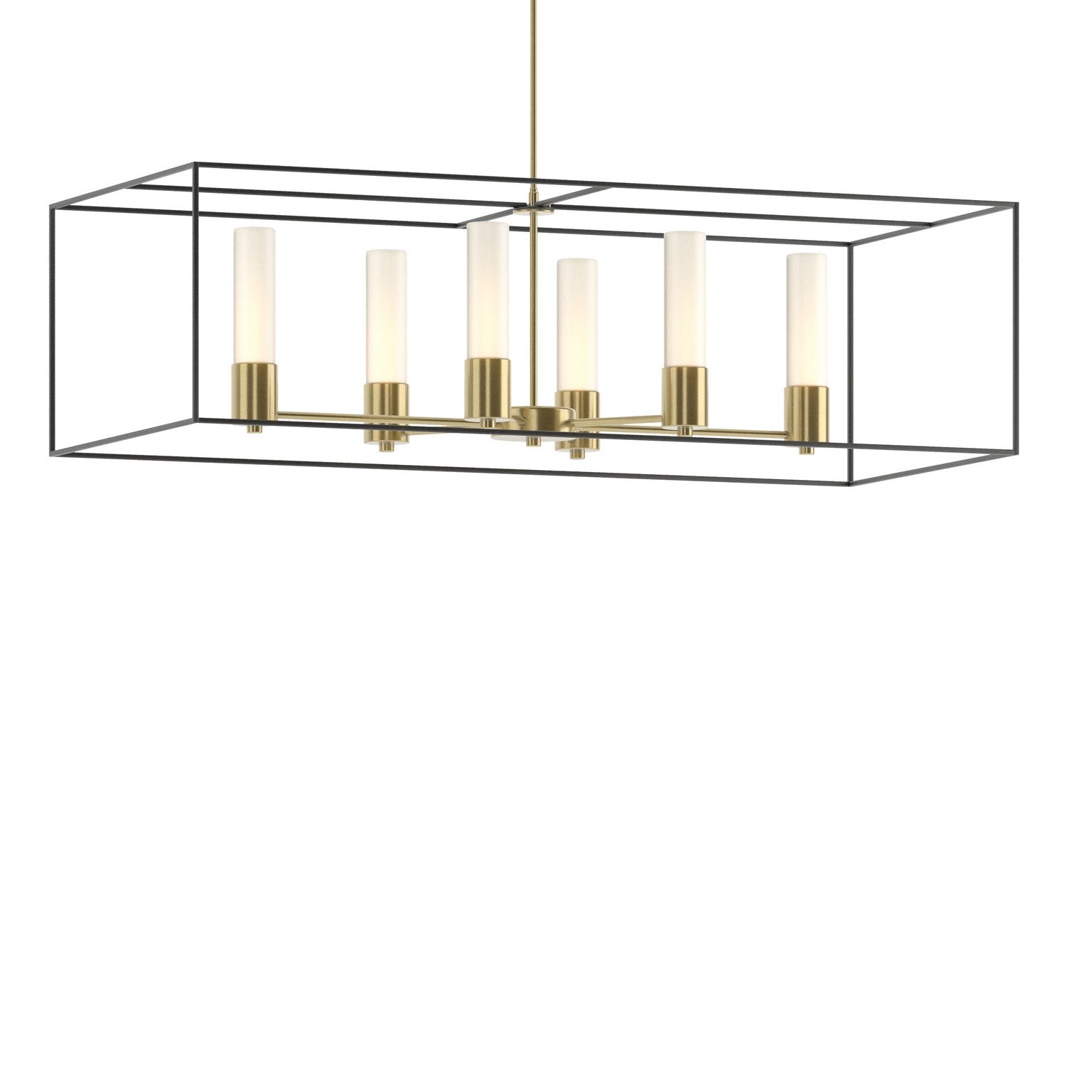 Hubbardton Forge - 138940-SKT-MULT-86-10-GG0392 - Six Light Pendant - Portico - Modern Brass