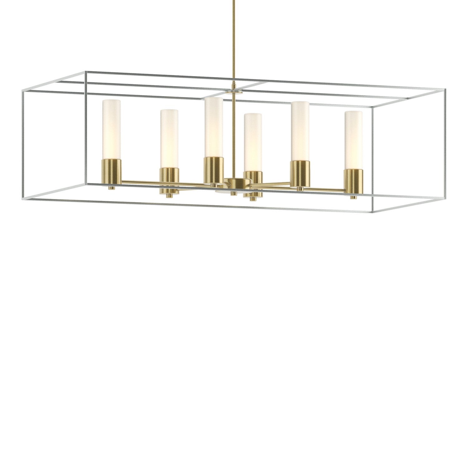 Hubbardton Forge - 138940-SKT-MULT-86-82-GG0392 - Six Light Pendant - Portico - Modern Brass
