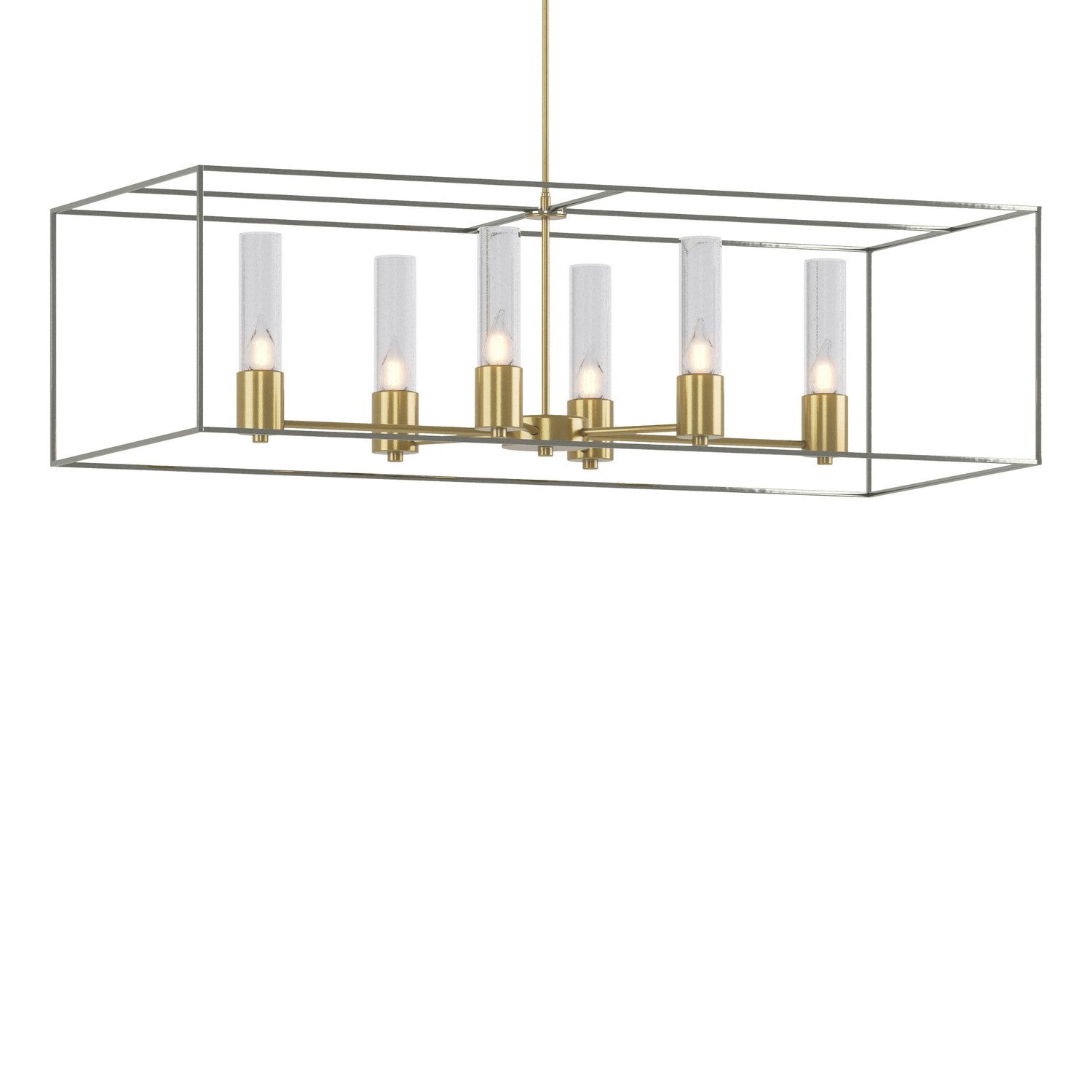 Hubbardton Forge - 138940-SKT-MULT-86-85-II0392 - Six Light Pendant - Portico - Modern Brass