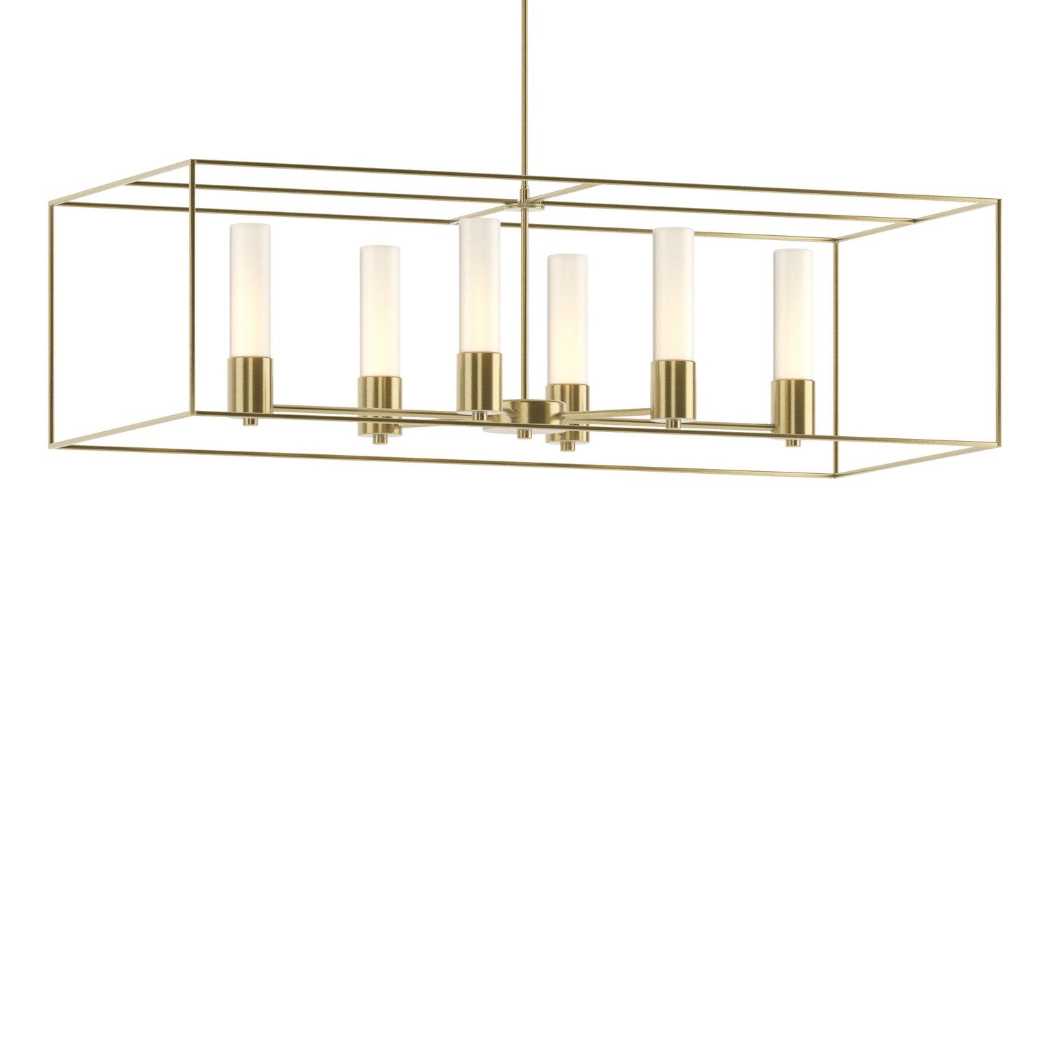 Hubbardton Forge - 138940-SKT-MULT-86-86-GG0392 - Six Light Pendant - Portico - Modern Brass