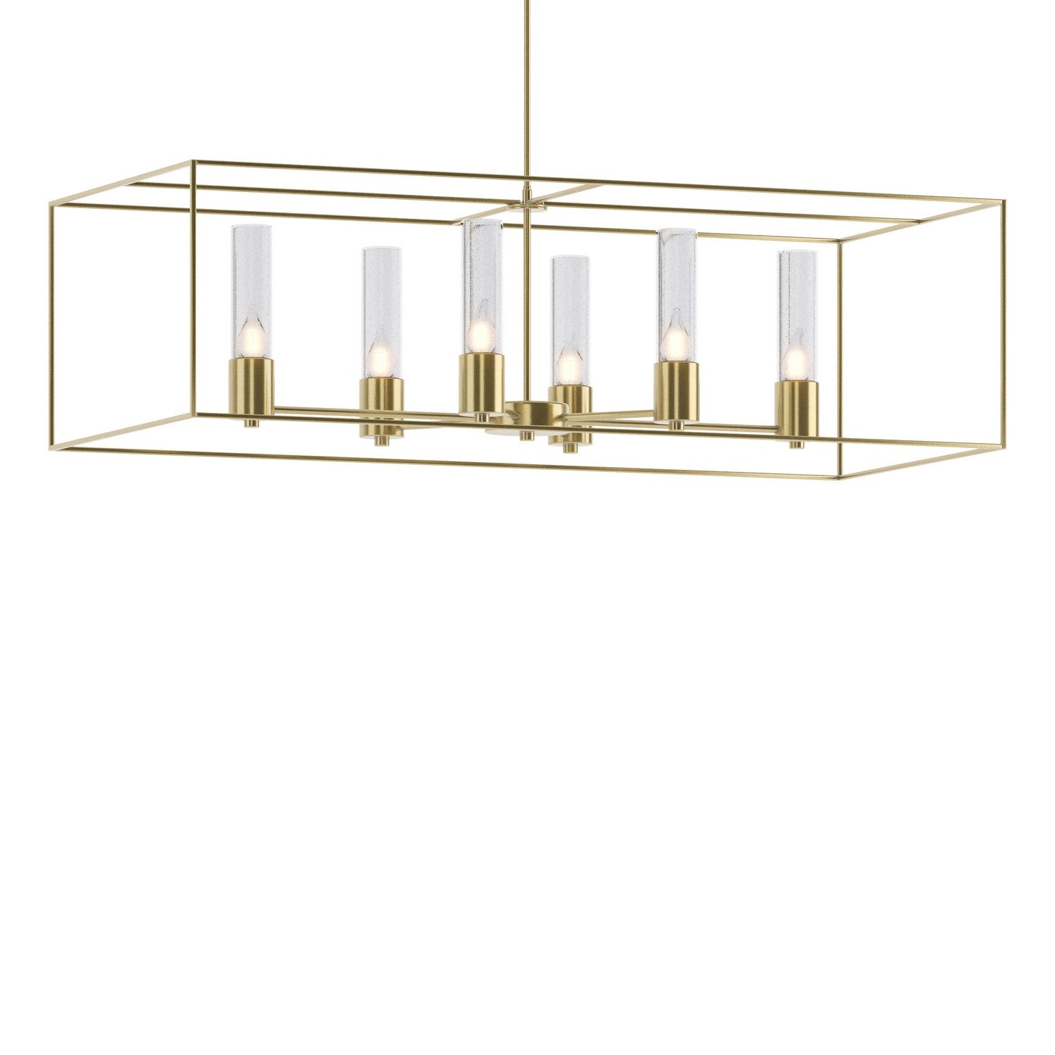 Hubbardton Forge - 138940-SKT-MULT-86-86-II0392 - Six Light Pendant - Portico - Modern Brass