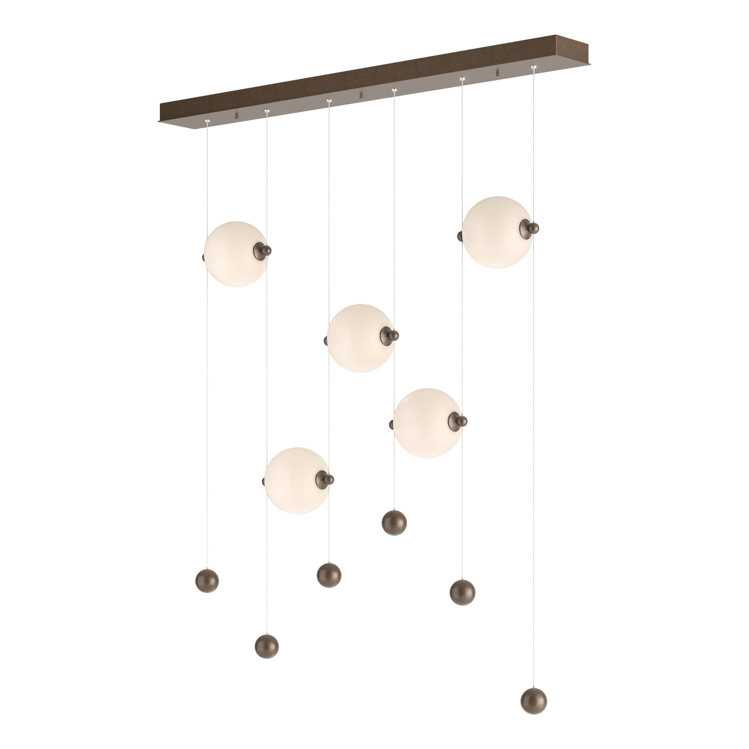 Hubbardton Forge - 139050-LED-STND-05-GG0668 - LED Pendant - Abacus - Bronze