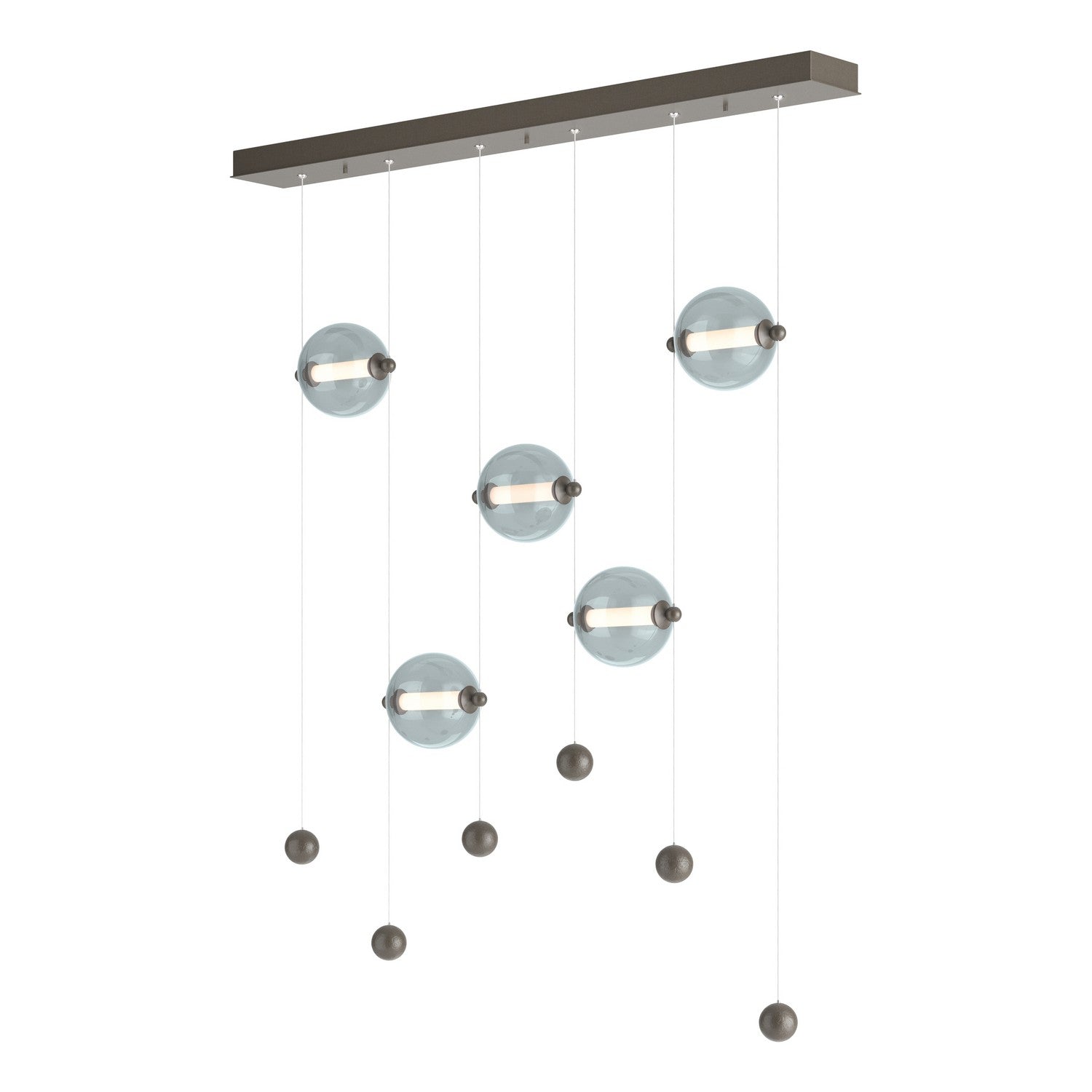 Hubbardton Forge - 139050-LED-STND-07-YL0668 - LED Pendant - Abacus - Dark Smoke