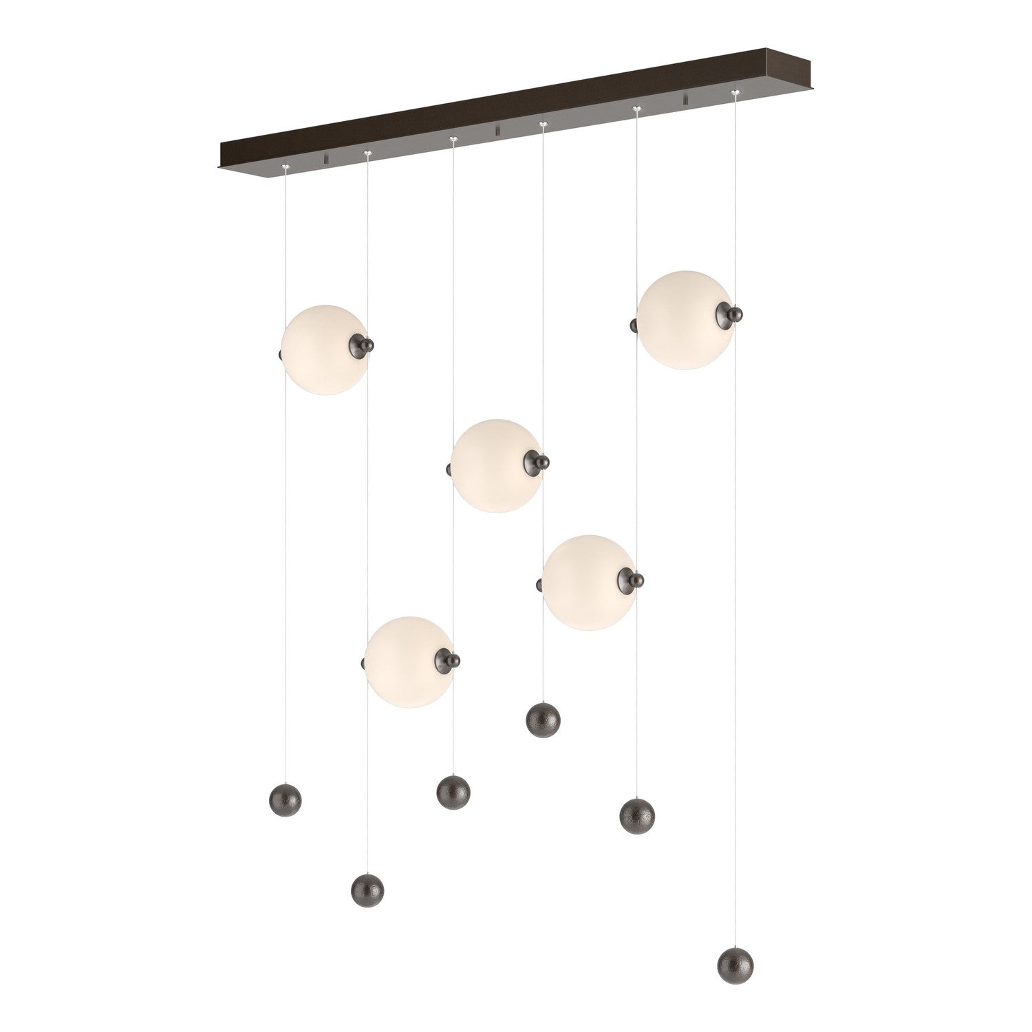 Hubbardton Forge - 139050-LED-STND-14-GG0668 - LED Pendant - Abacus - Oil Rubbed Bronze