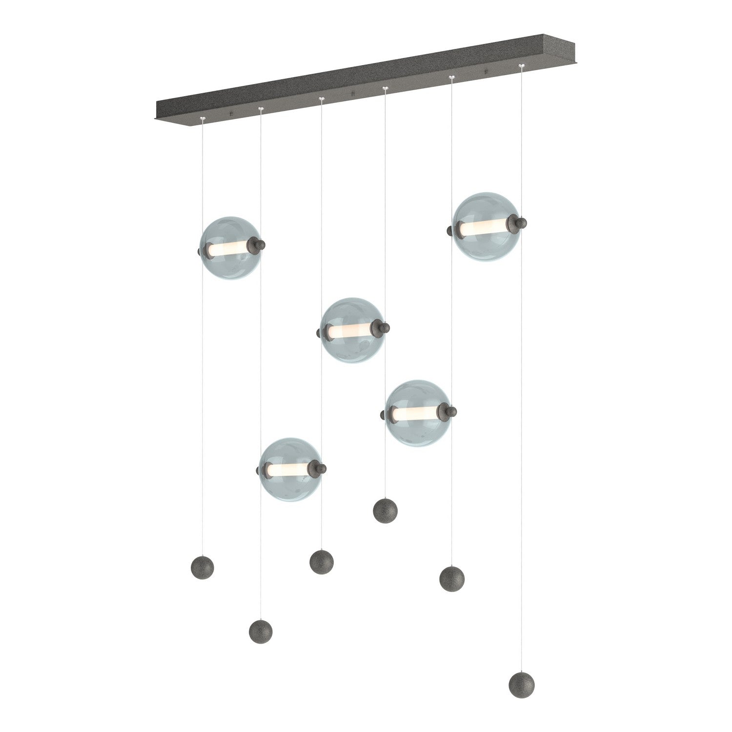 Hubbardton Forge - 139050-LED-STND-20-YL0668 - LED Pendant - Abacus - Natural Iron