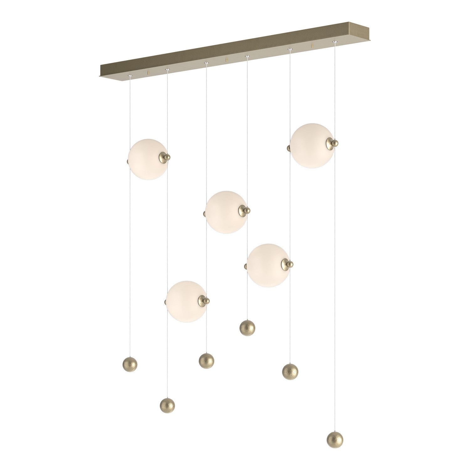 Hubbardton Forge - 139050-LED-STND-84-GG0668 - LED Pendant - Abacus - Soft Gold