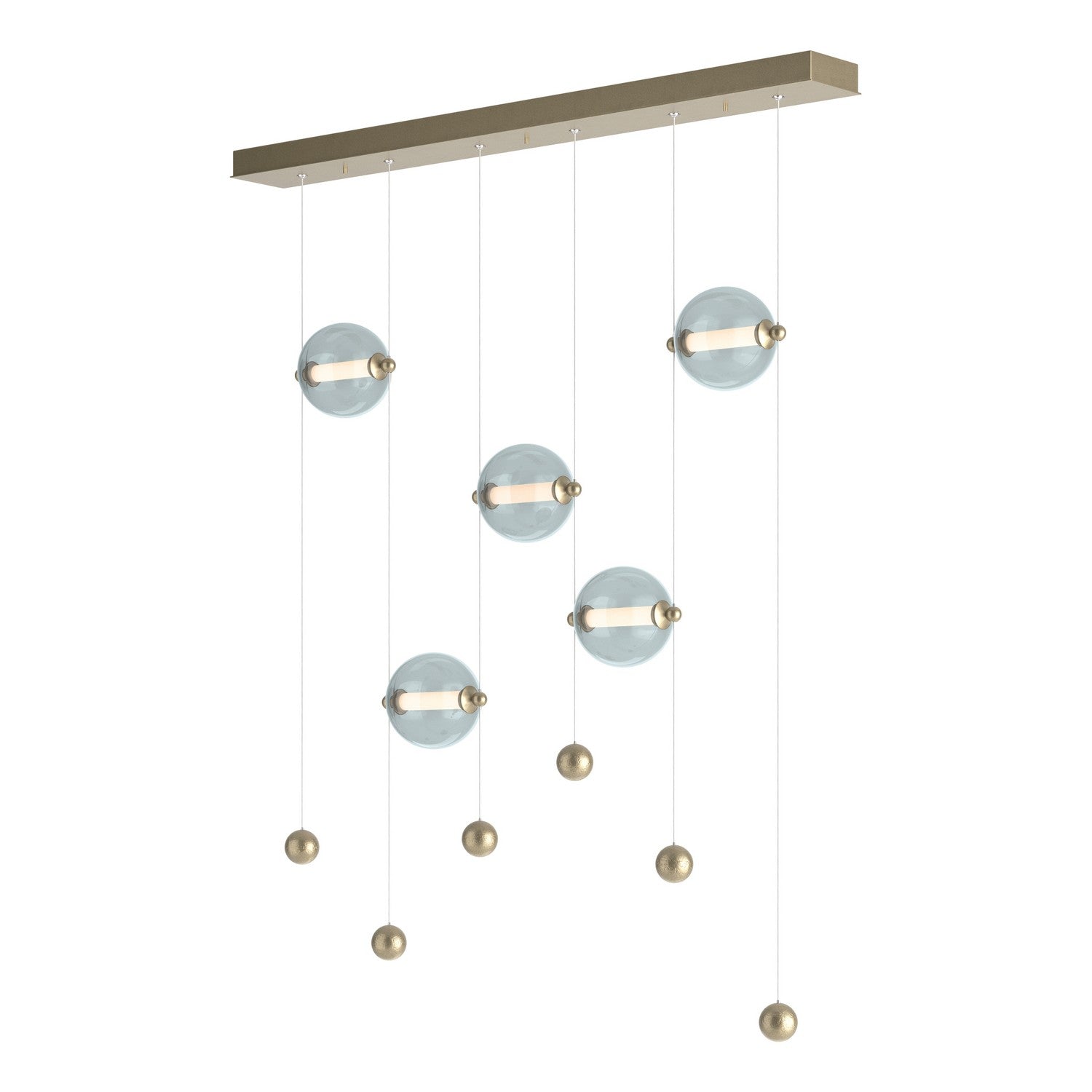 Hubbardton Forge - 139050-LED-STND-84-YL0668 - LED Pendant - Abacus - Soft Gold