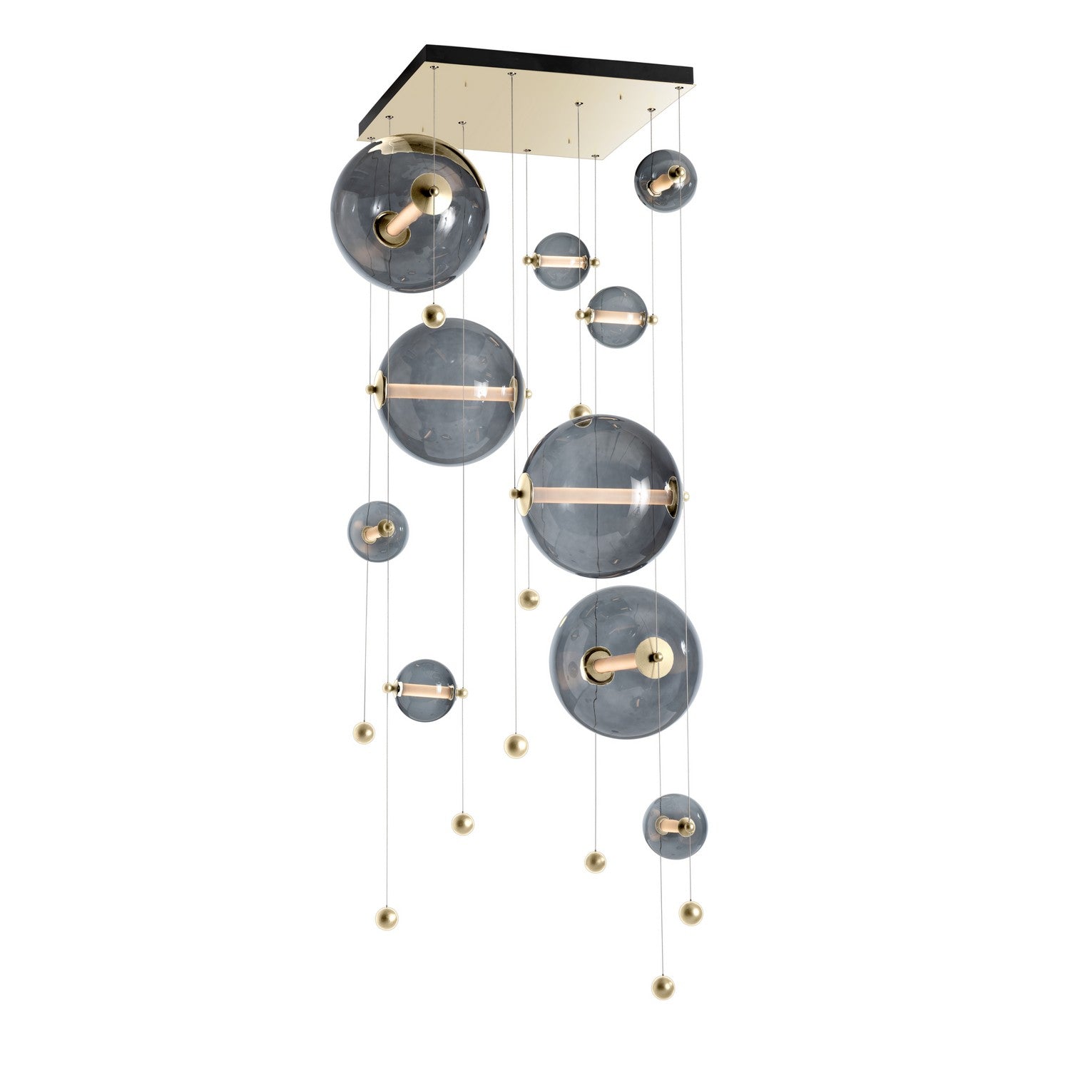 Hubbardton Forge - 139051-LED-STND-86-YL0694 - LED Pendant - Abacus - Modern Brass