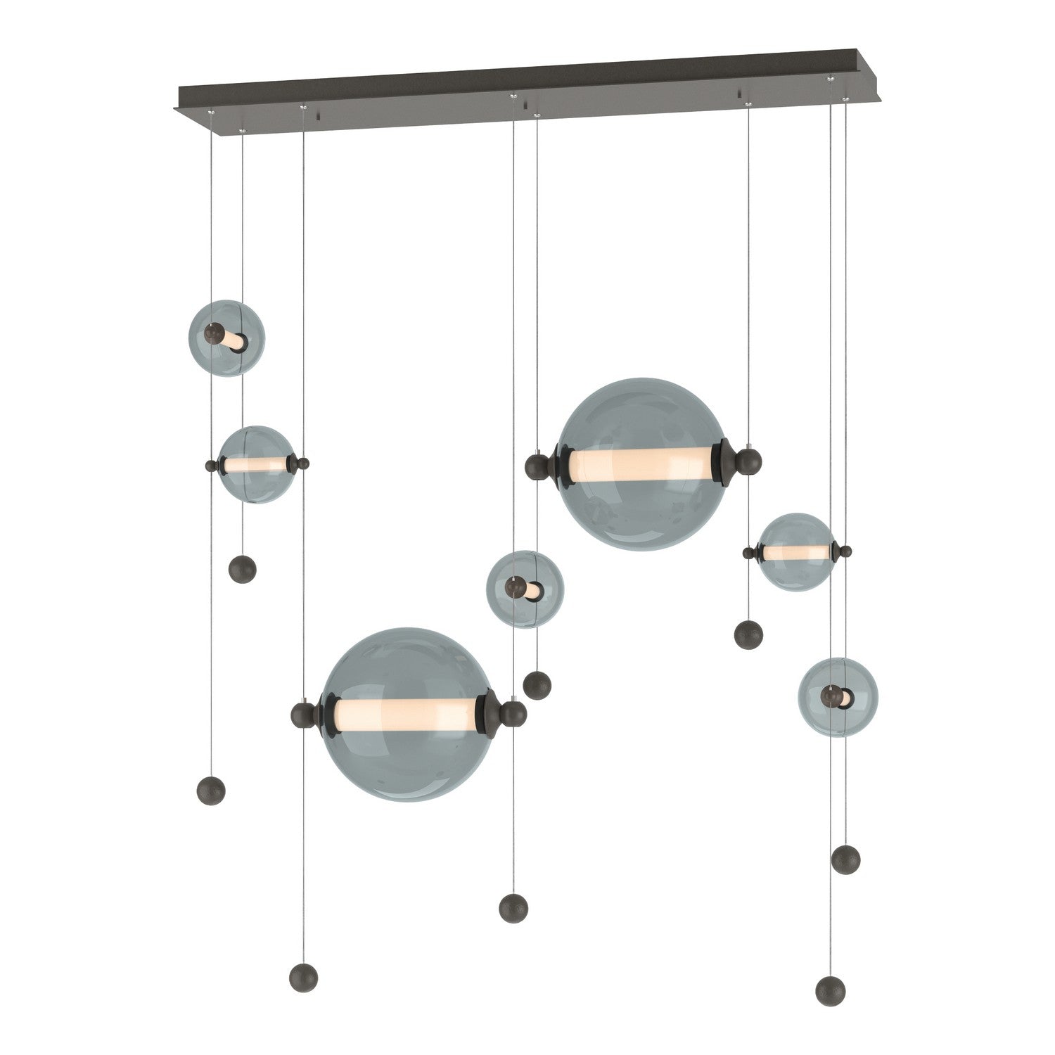 Hubbardton Forge - 139054-LED-STND-07-YL0694 - LED Pendant - Abacus - Dark Smoke