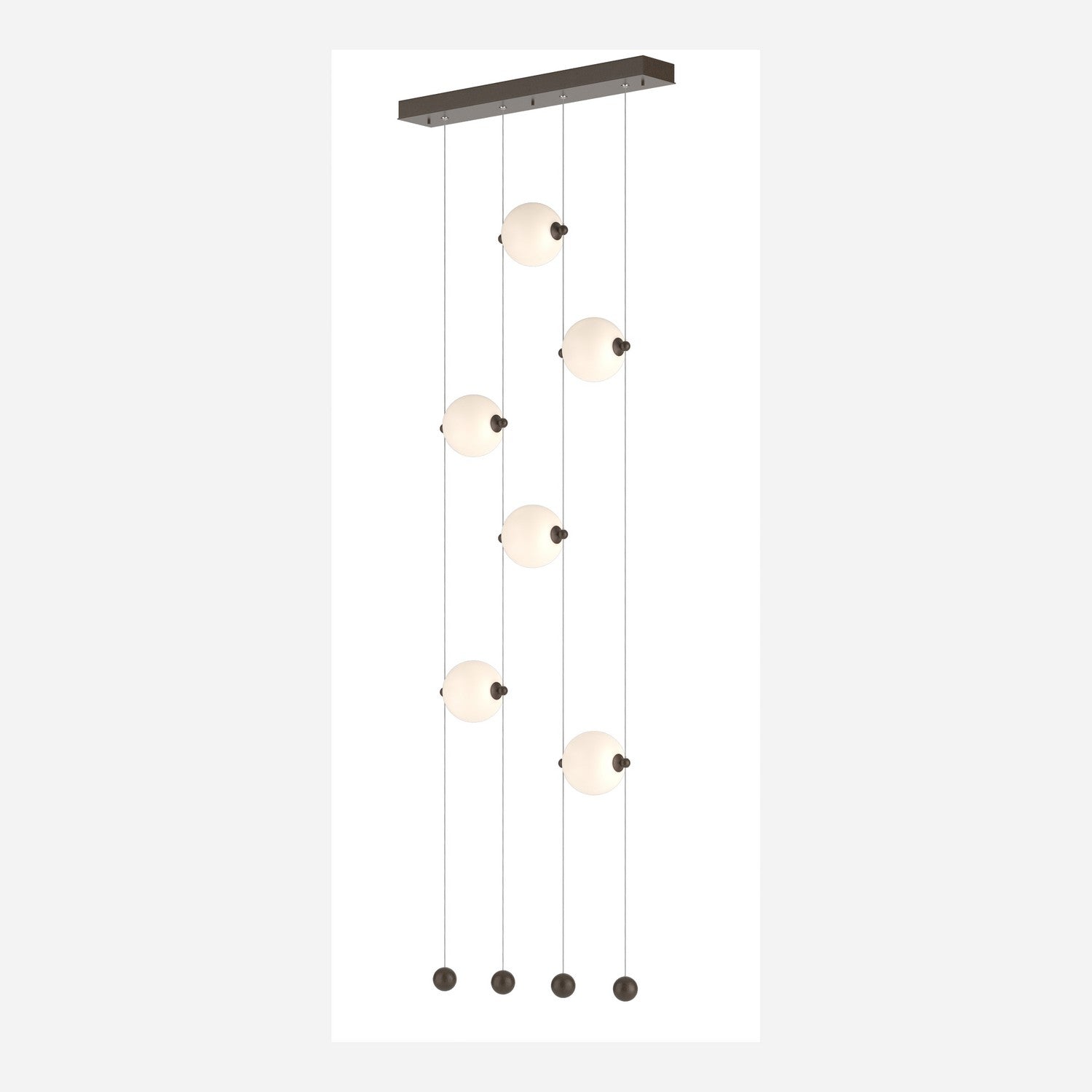 Hubbardton Forge - 139055-LED-STND-05-GG0668 - LED Pendant - Abacus - Bronze