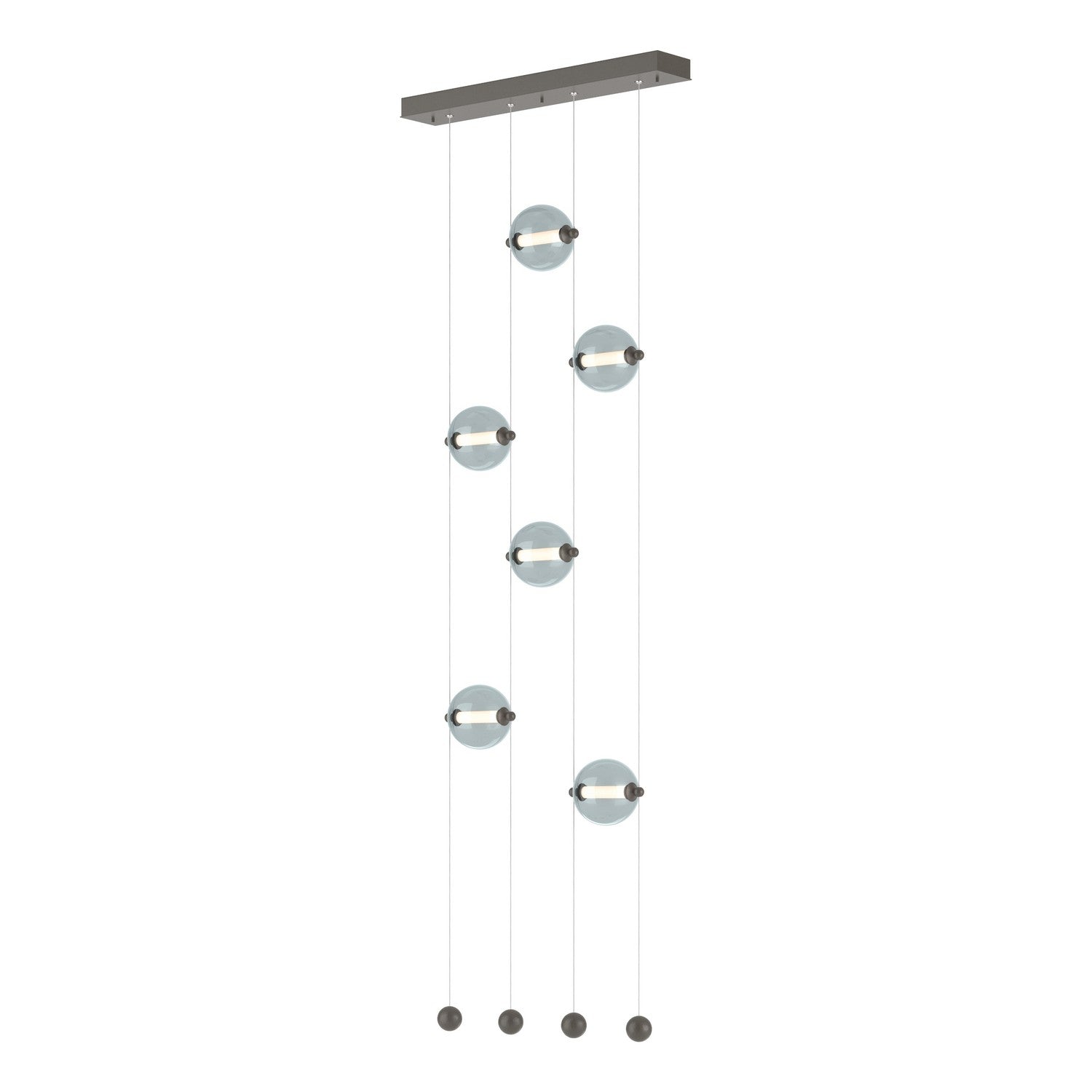 Hubbardton Forge - 139055-LED-STND-07-YL0668 - LED Pendant - Abacus - Dark Smoke