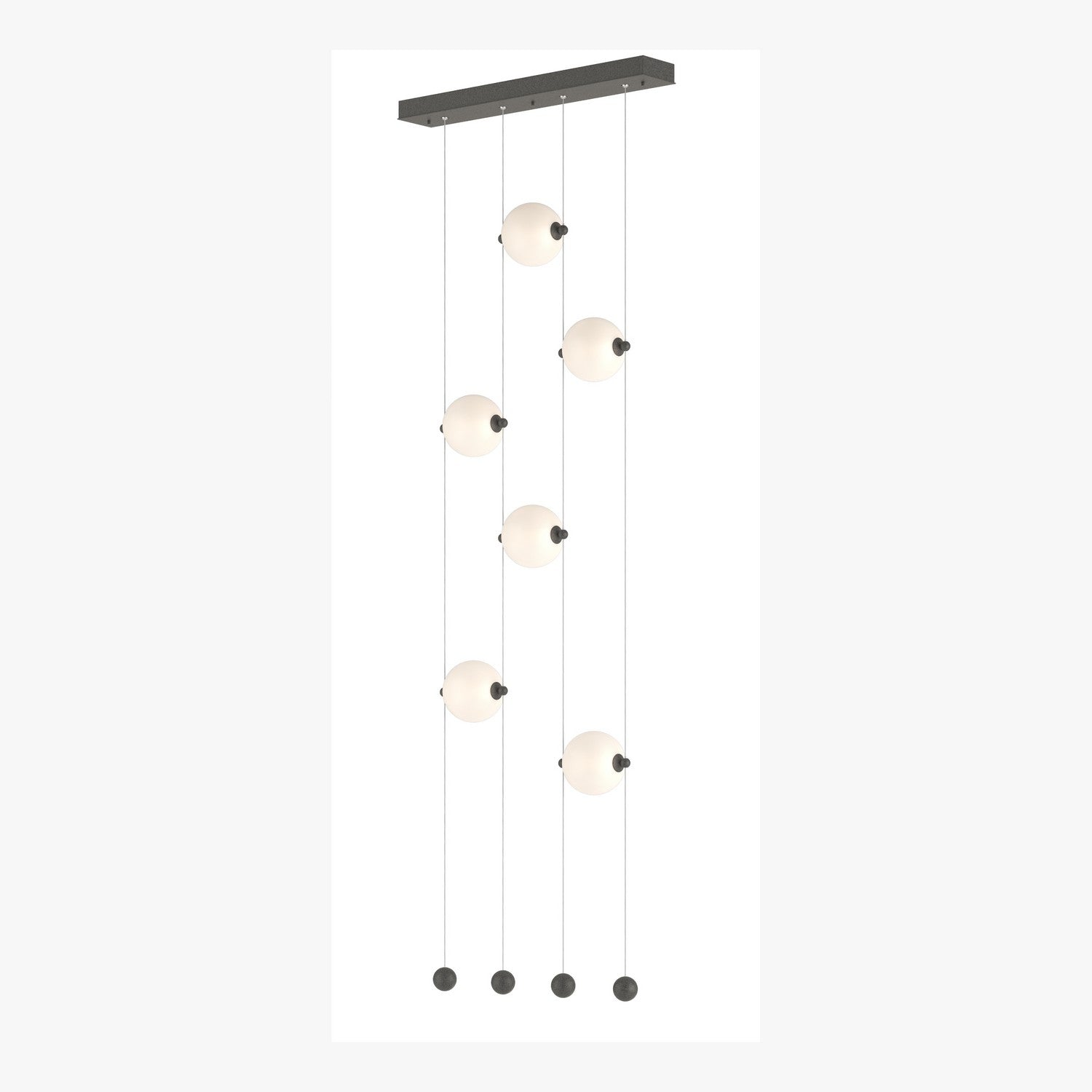 Hubbardton Forge - 139055-LED-STND-20-GG0668 - LED Pendant - Abacus - Natural Iron