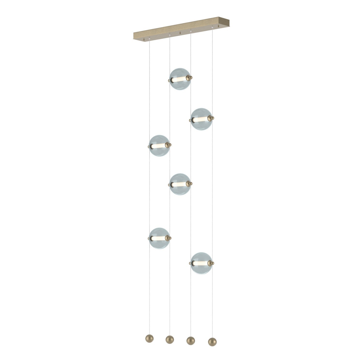 Hubbardton Forge - 139055-LED-STND-84-YL0668 - LED Pendant - Abacus - Soft Gold