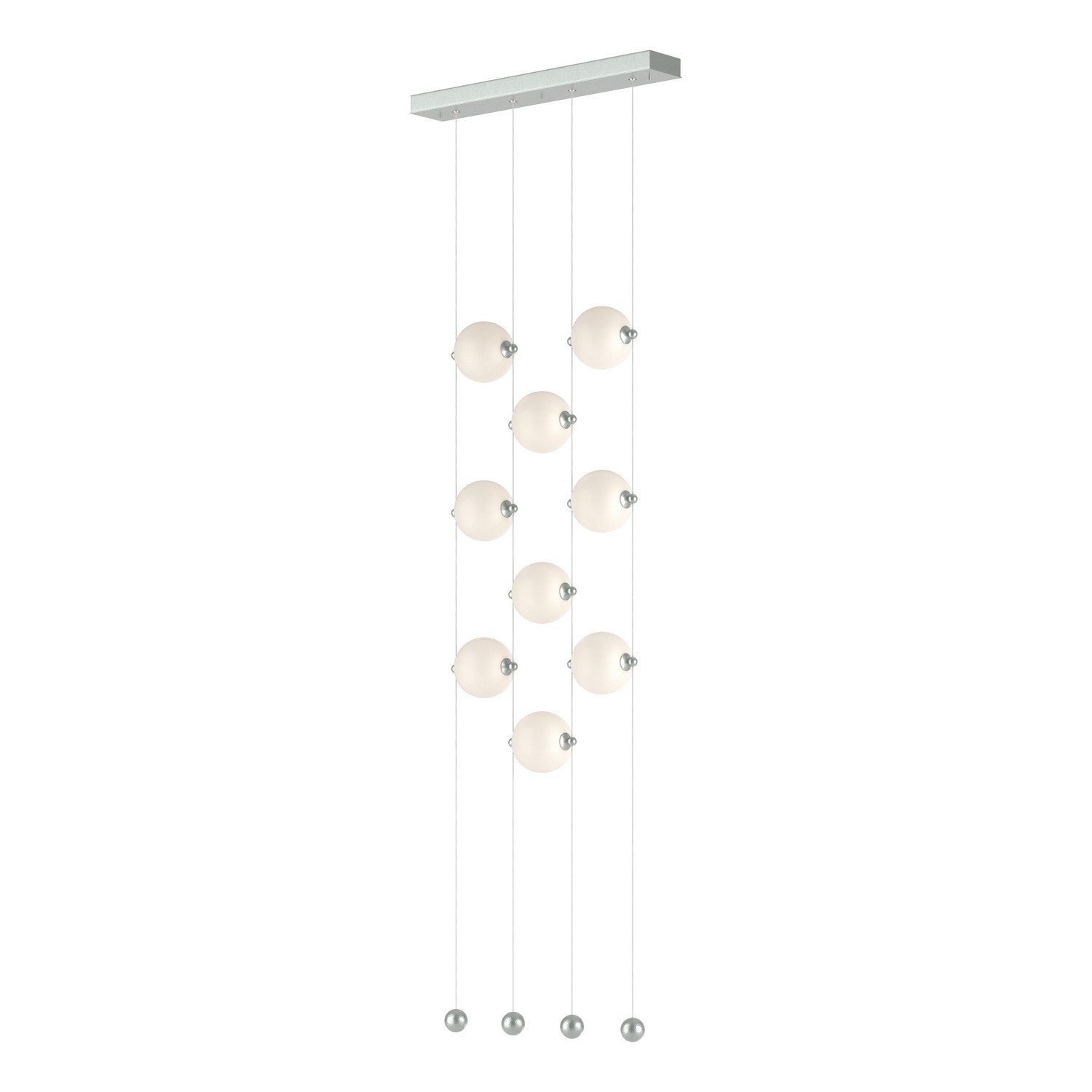 Hubbardton Forge - 139057-LED-STND-82-GG0668 - LED Pendant - Abacus - Vintage Platinum