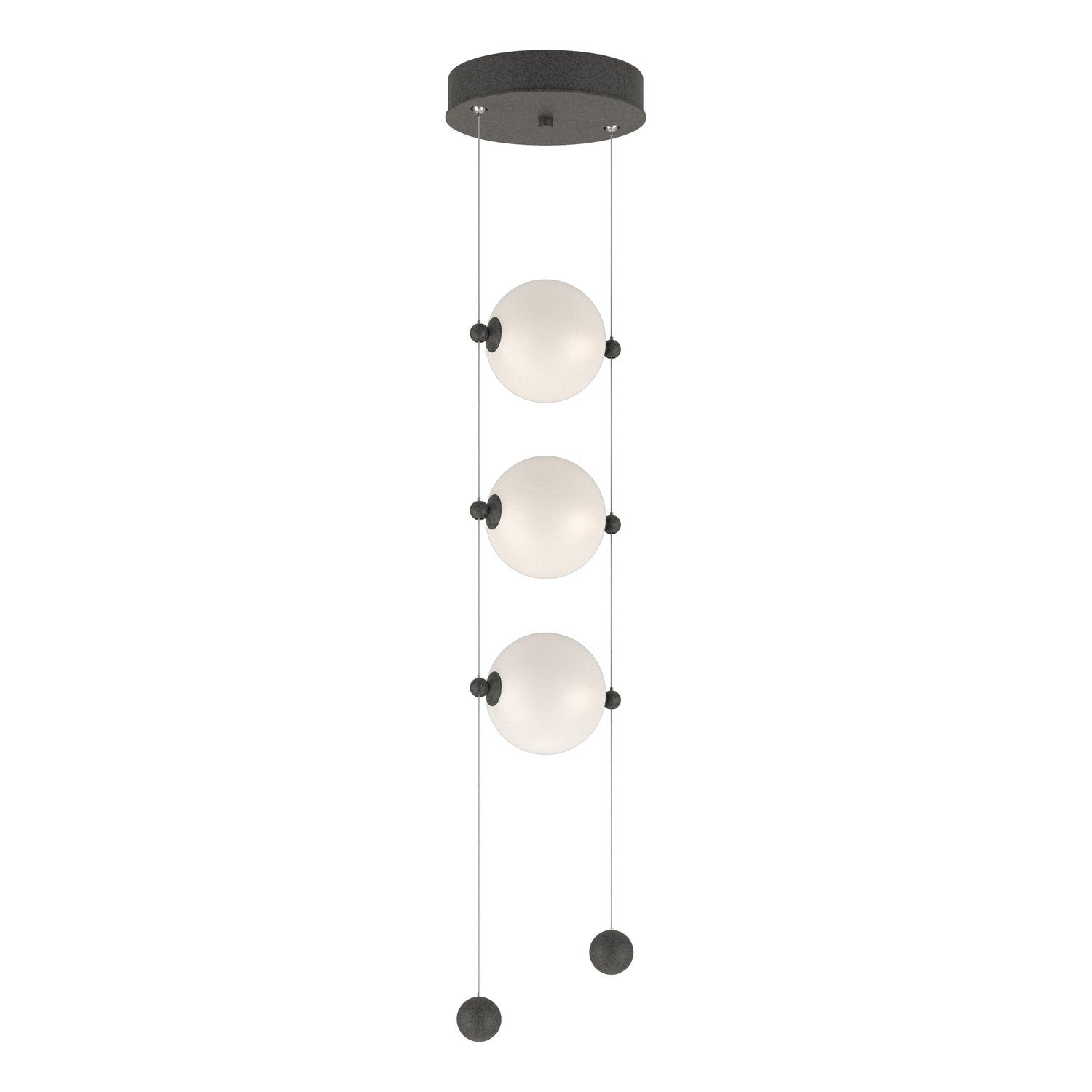 Hubbardton Forge - 139059-LED-STND-20-GG0668 - LED Pendant - Abacus - Natural Iron