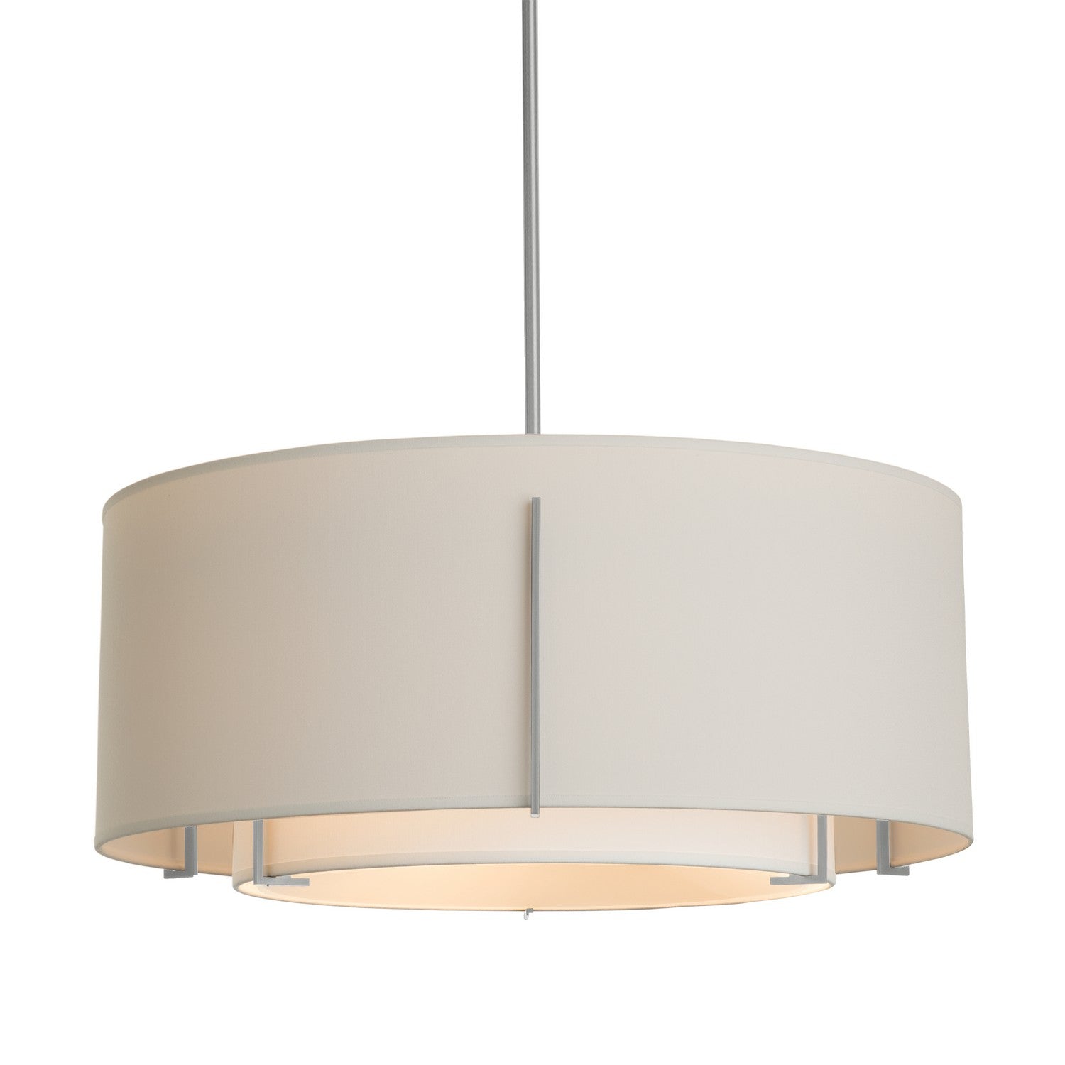 Hubbardton Forge - 139610-SKT-MULT-82-SF2290-SE2899 - Three Light Pendant - Exos - Vintage Platinum