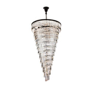 Elegant Lighting - 1201SR48MB/RC - 58 Light Chandelier - Sydney - Matte black