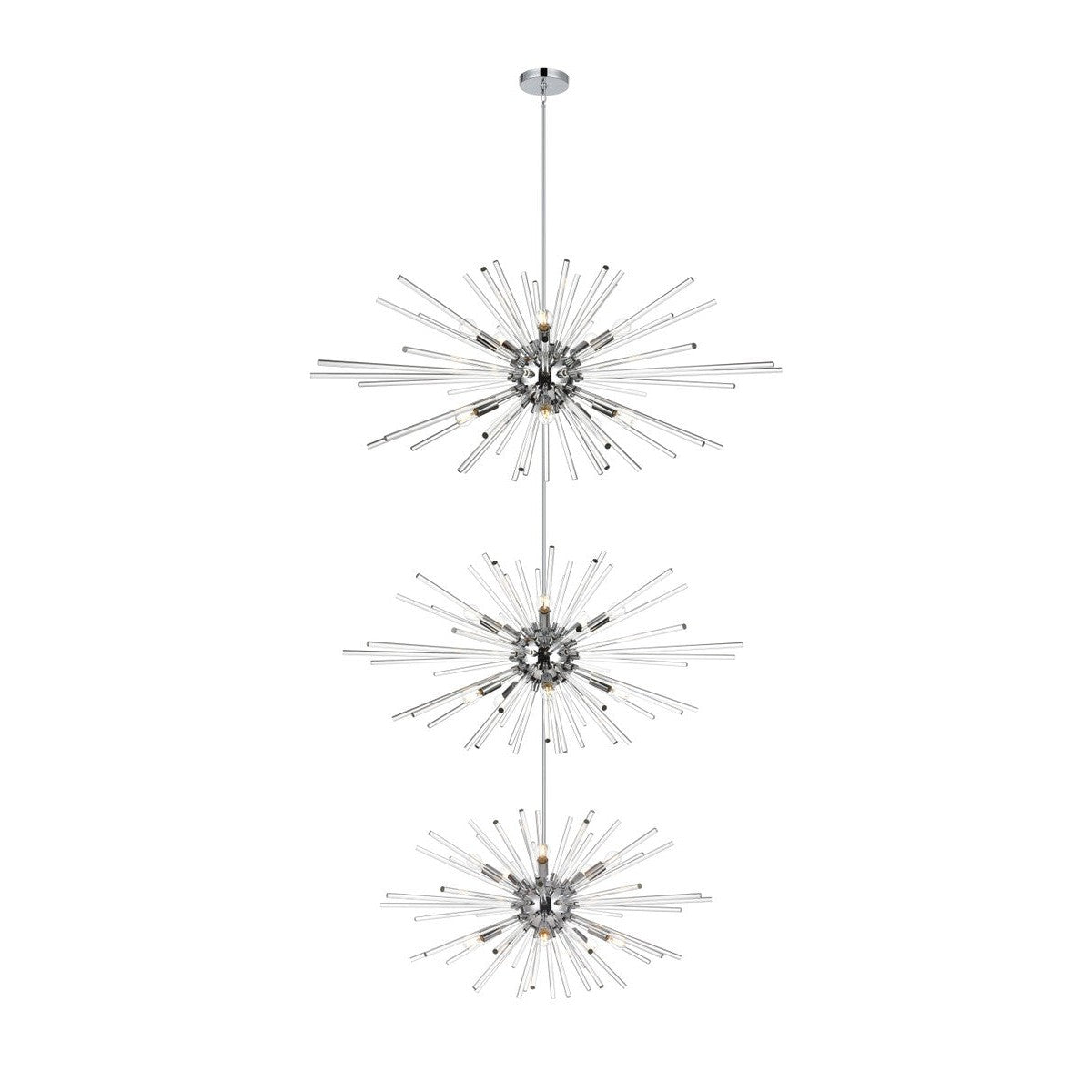 Elegant Lighting - 2502G46L3C - 30 Light Chandelier - Sienna - chrome