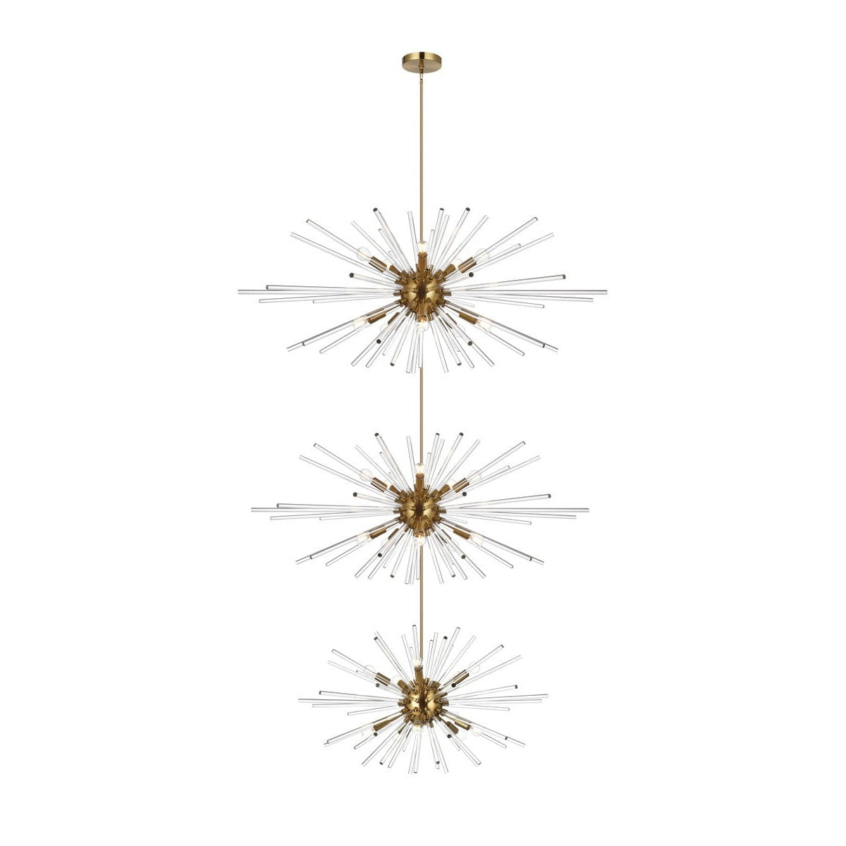 Elegant Lighting - 2502G46L3SG - 30 Light Chandelier - Sienna - satin gold