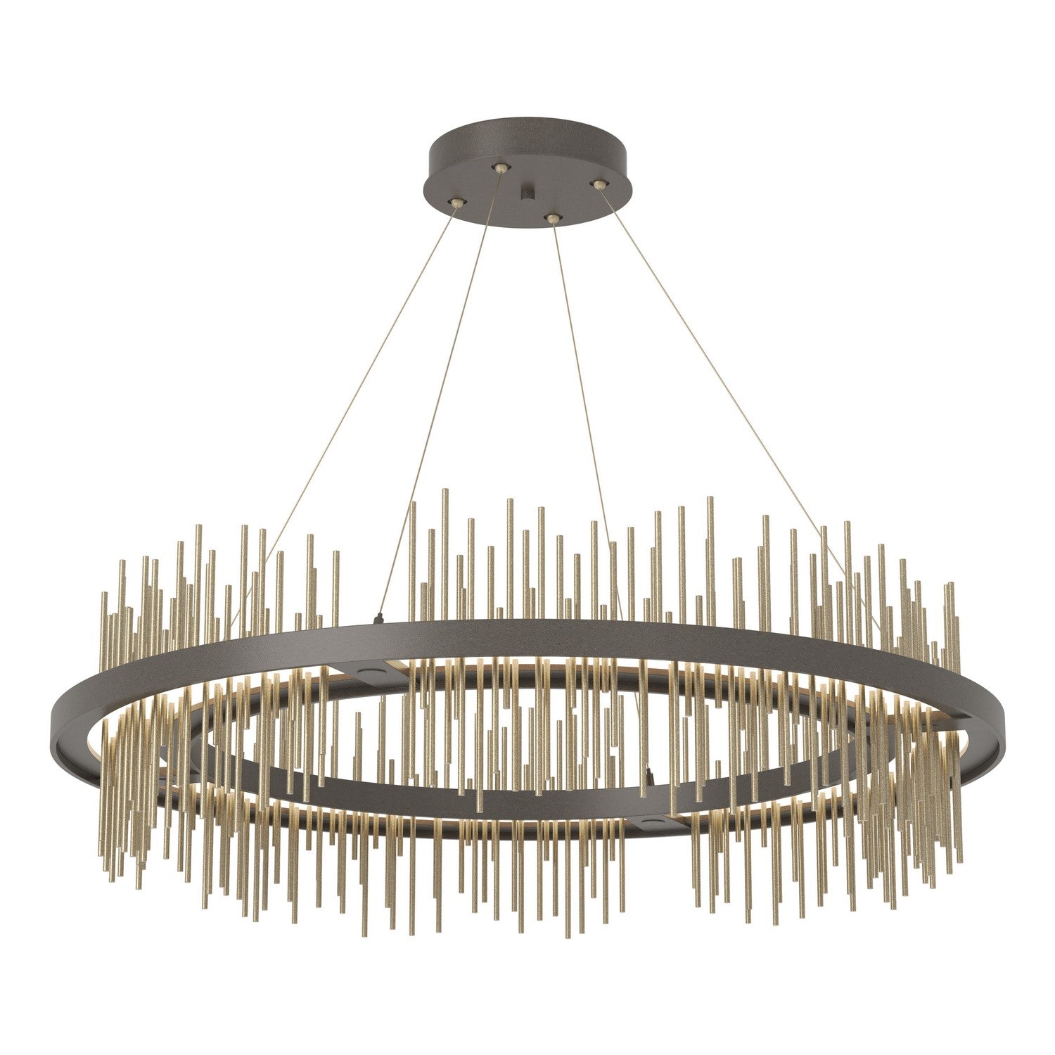 Hubbardton Forge - 139656-LED-STND-07-84 - LED Pendant - Gossamer - Dark Smoke