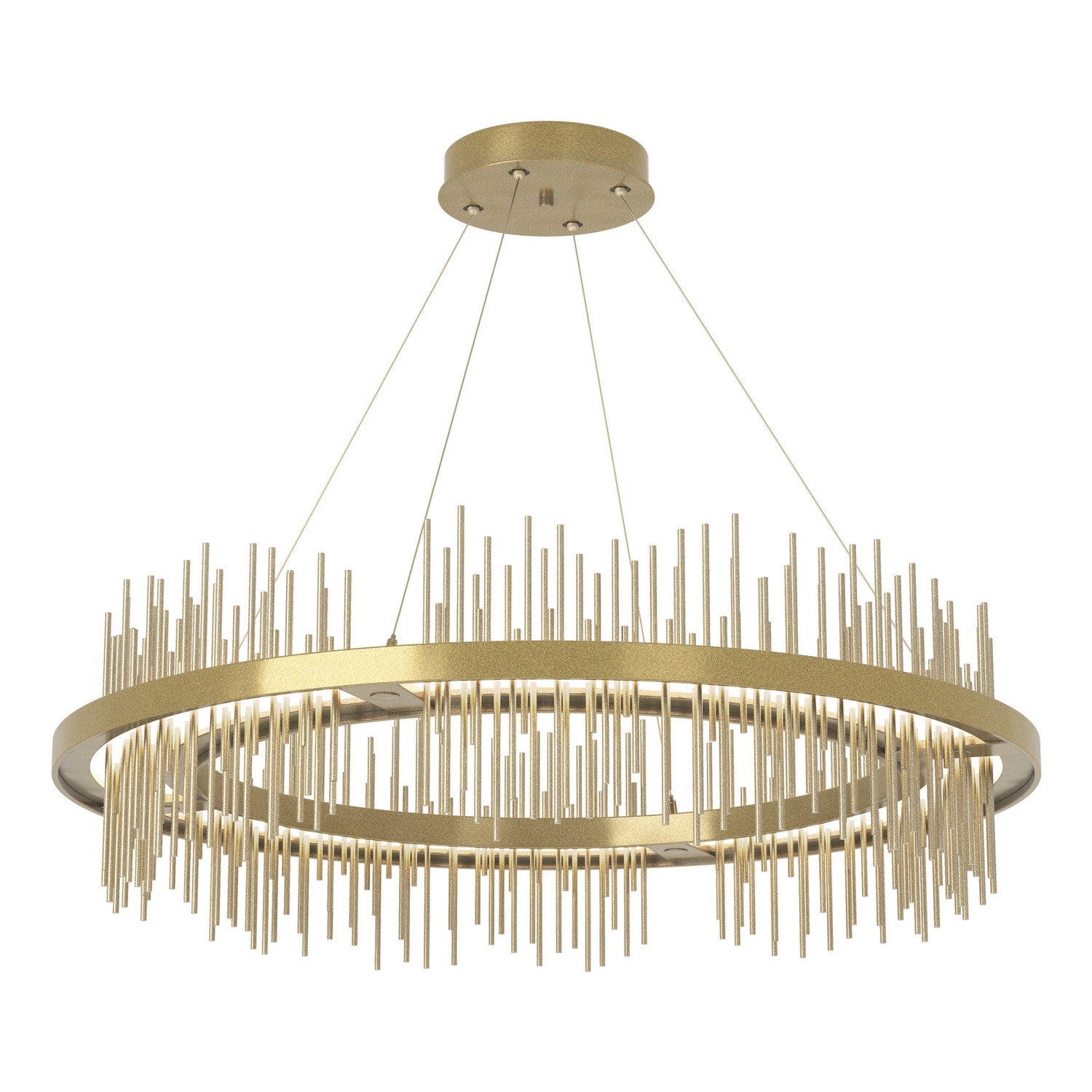 Hubbardton Forge - 139656-LED-STND-86-84 - LED Pendant - Gossamer - Modern Brass