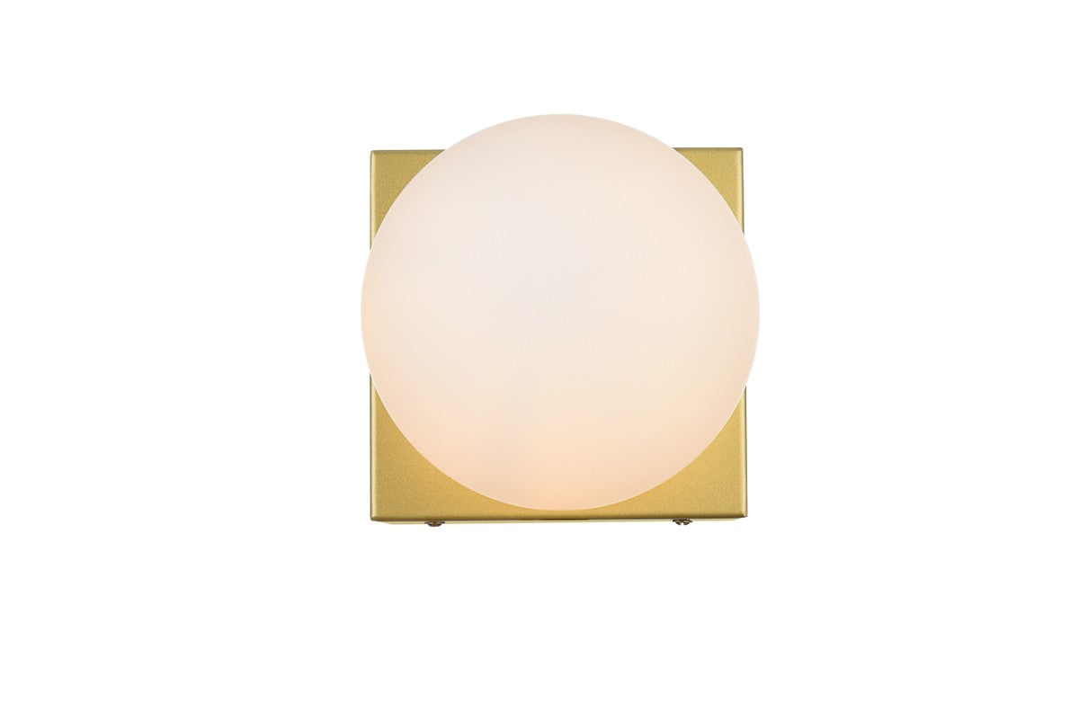 Elegant Lighting - LD7303W6BRA - One Light Bath Sconce - Jaylin - Brass