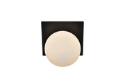 Elegant Lighting - LD7304W7BLK - One Light Bath Sconce - Jillian - Black
