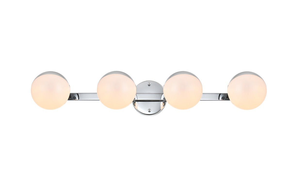 Elegant Lighting - LD7305W29CH - Four Light Bath Sconce - Majesty - Chrome