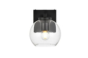 Elegant Lighting - LD7311W6BLK - One Light Bath Sconce - Juelz - Black