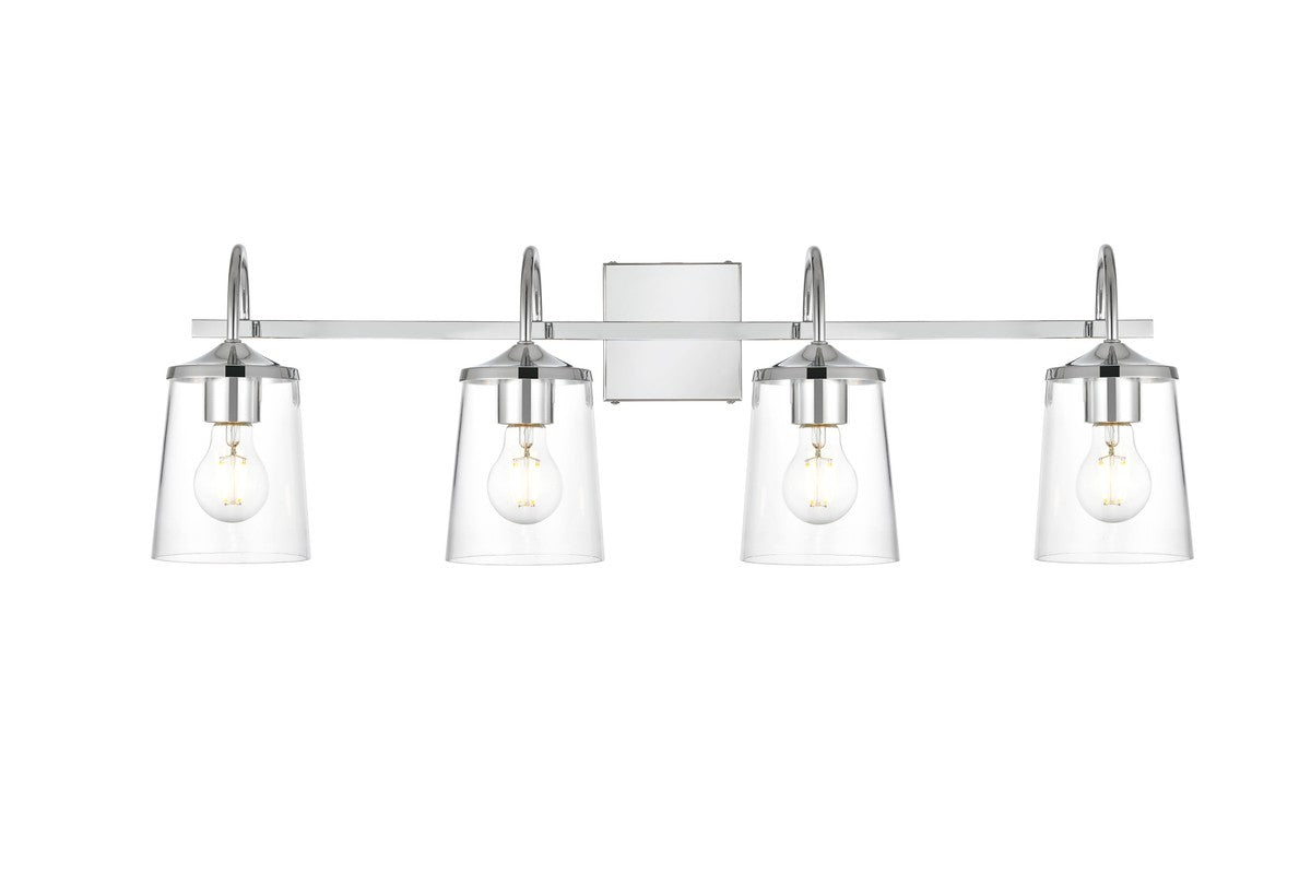 Elegant Lighting - LD7313W33CH - Four Light Bath Sconce - Avani - Chrome