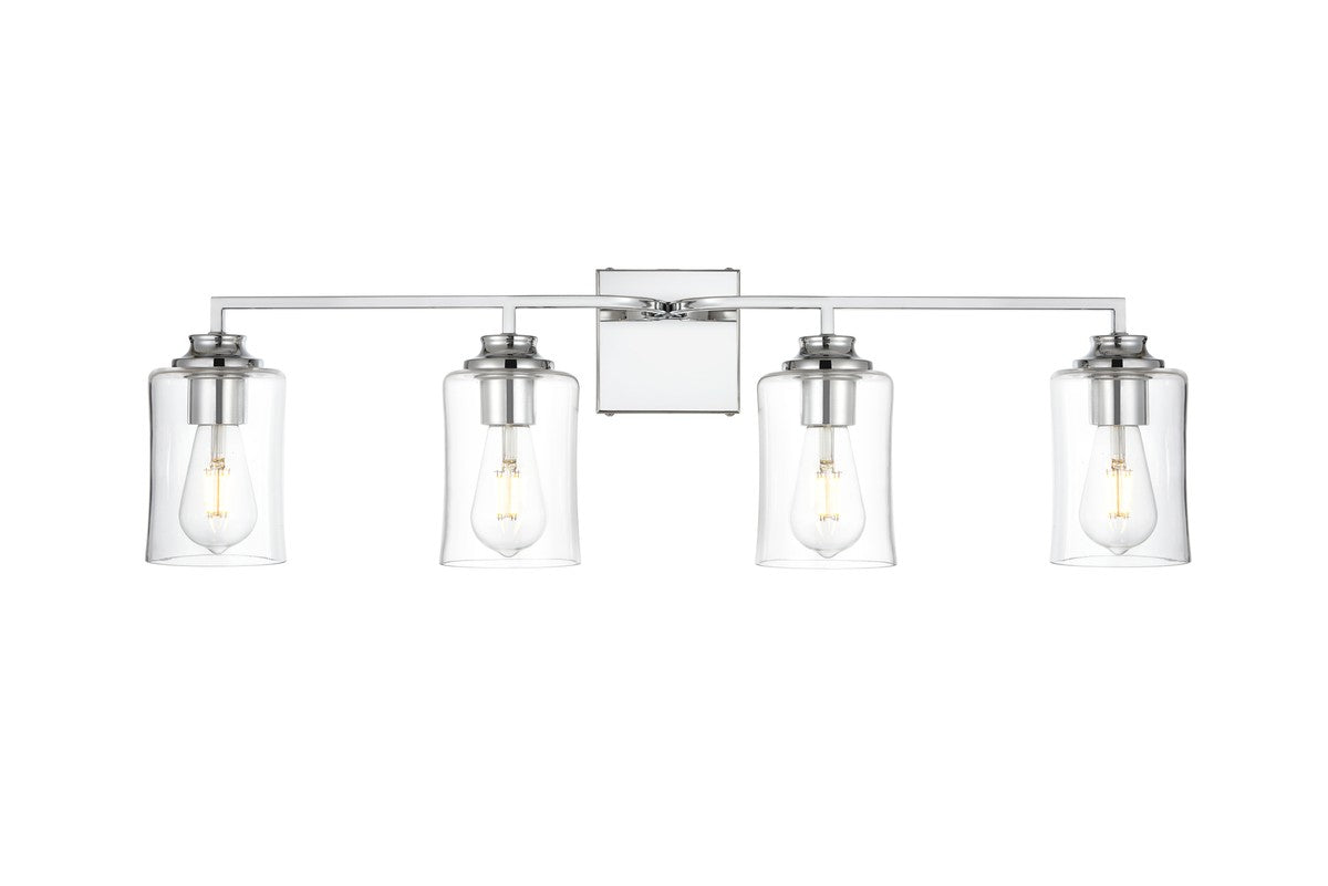 Elegant Lighting - LD7314W32CH - Four Light Bath Sconce - Ronnie - Chrome