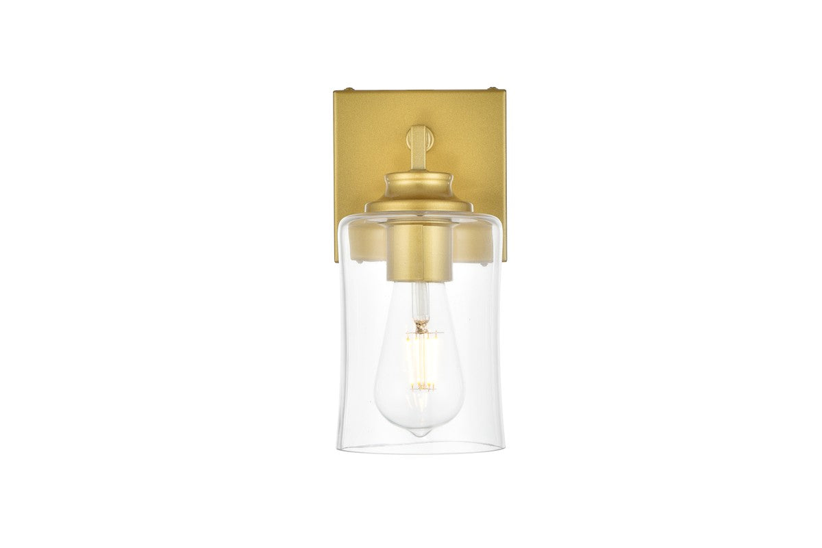 Elegant Lighting - LD7314W5BRA - One Light Bath Sconce - Ronnie - Brass