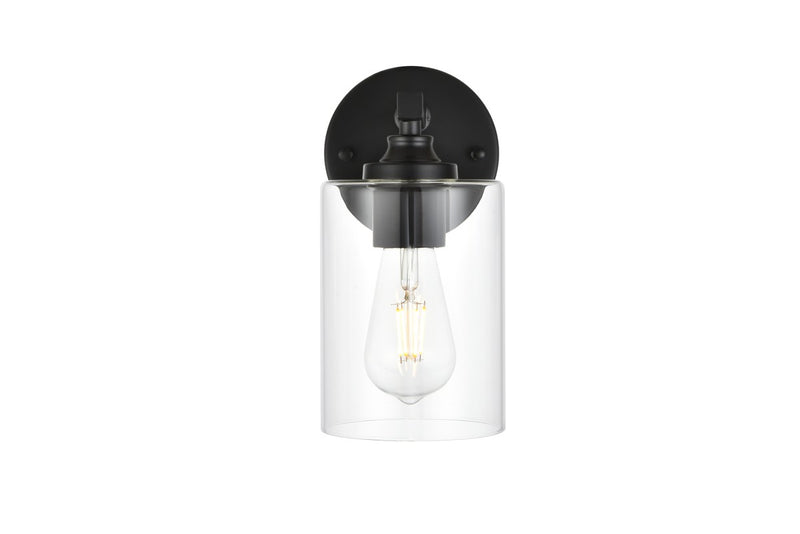 Elegant Lighting - LD7315W5BLK - One Light Bath Sconce - Mayson - Black