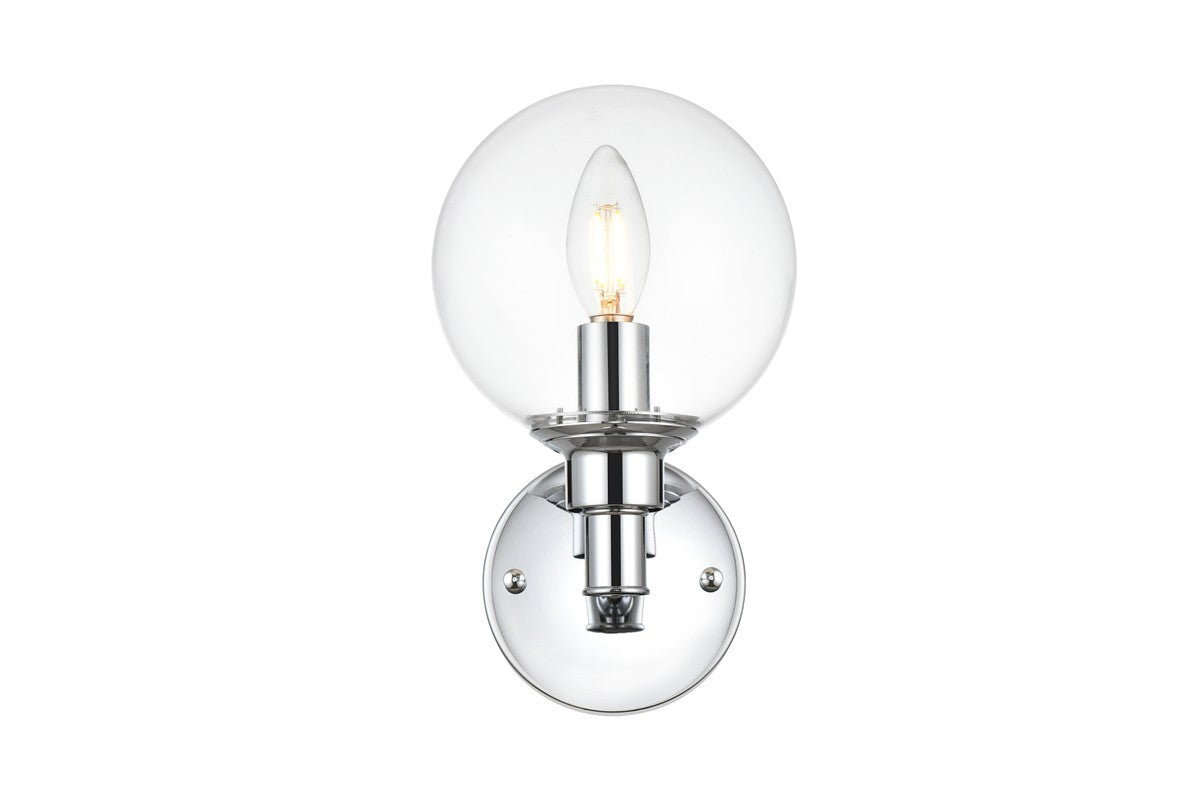 Elegant Lighting - LD7318W6CH - One Light Bath Sconce - Jaelynn - Chrome