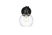 Elegant Lighting - LD7325W6BLK - One Light Bath Sconce - Kai - Black