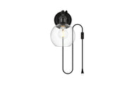 Elegant Lighting - LD7330W6BLK - One Light Wall Sconce - Wesson - Black