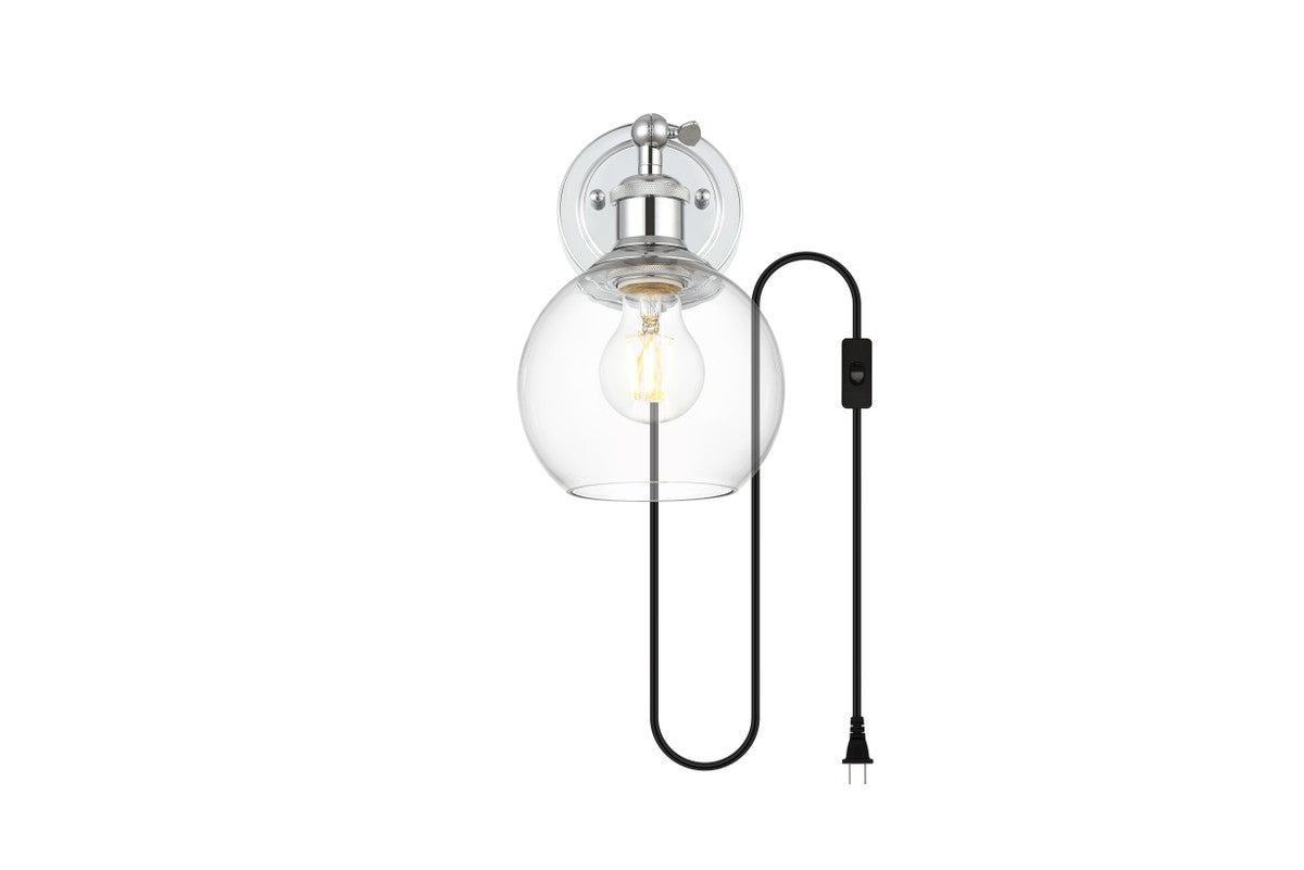 Elegant Lighting - LD7330W6CH - One Light Wall Sconce - Wesson - Chrome