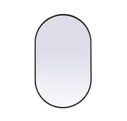 Elegant Lighting - MR2A2440BLK - Mirror - Asha - Black