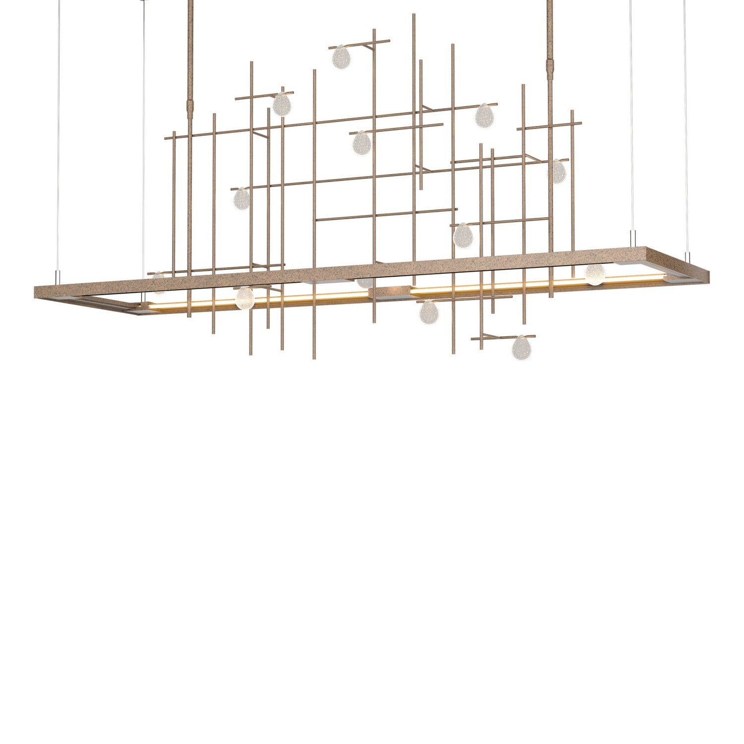 Hubbardton Forge - 139752-LED-LONG-05-YG0500 - LED Pendant - Four Seasons - Bronze